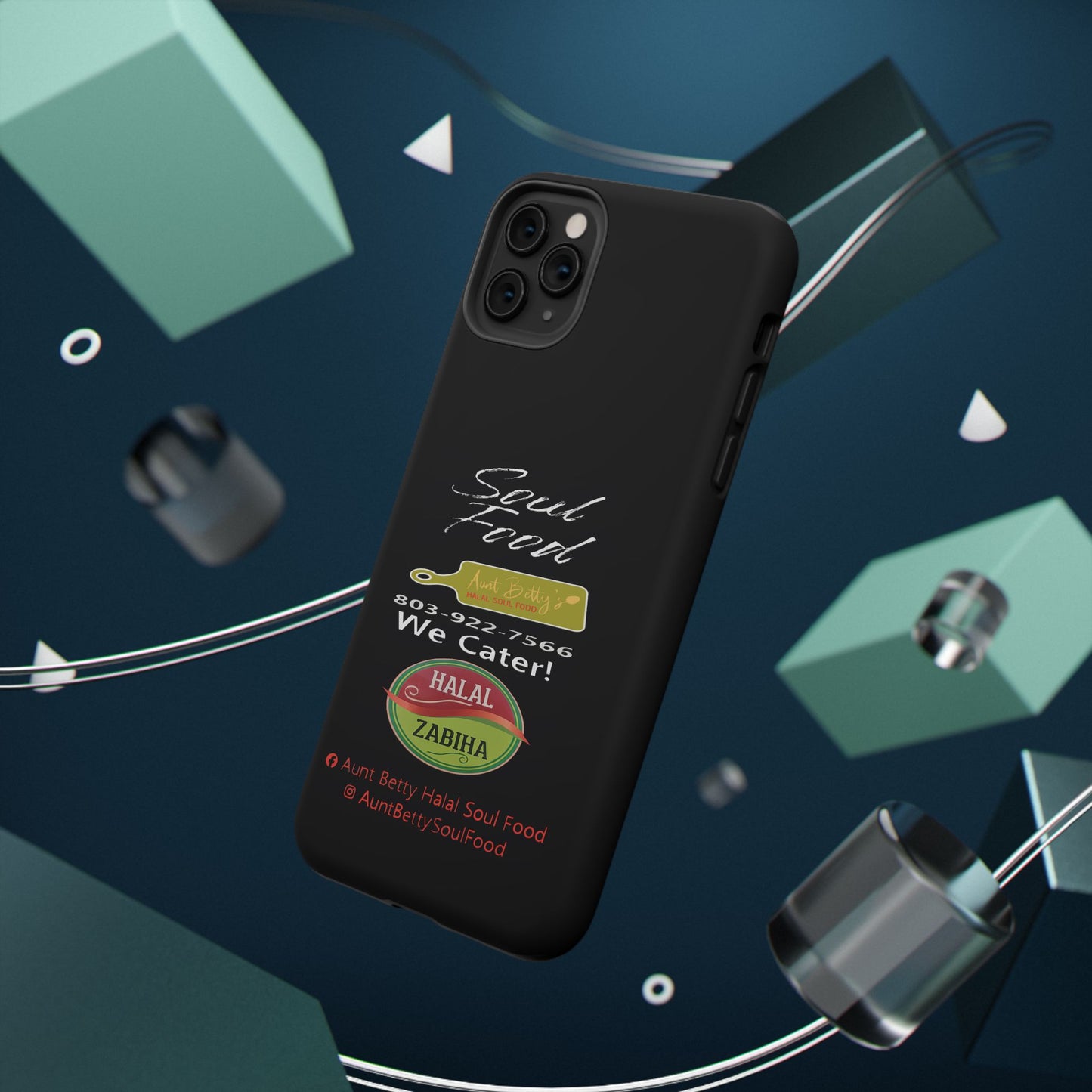 Aunt Betty's Soul Food - Custom - Iphones ONLY - Impact-Resistant Cases