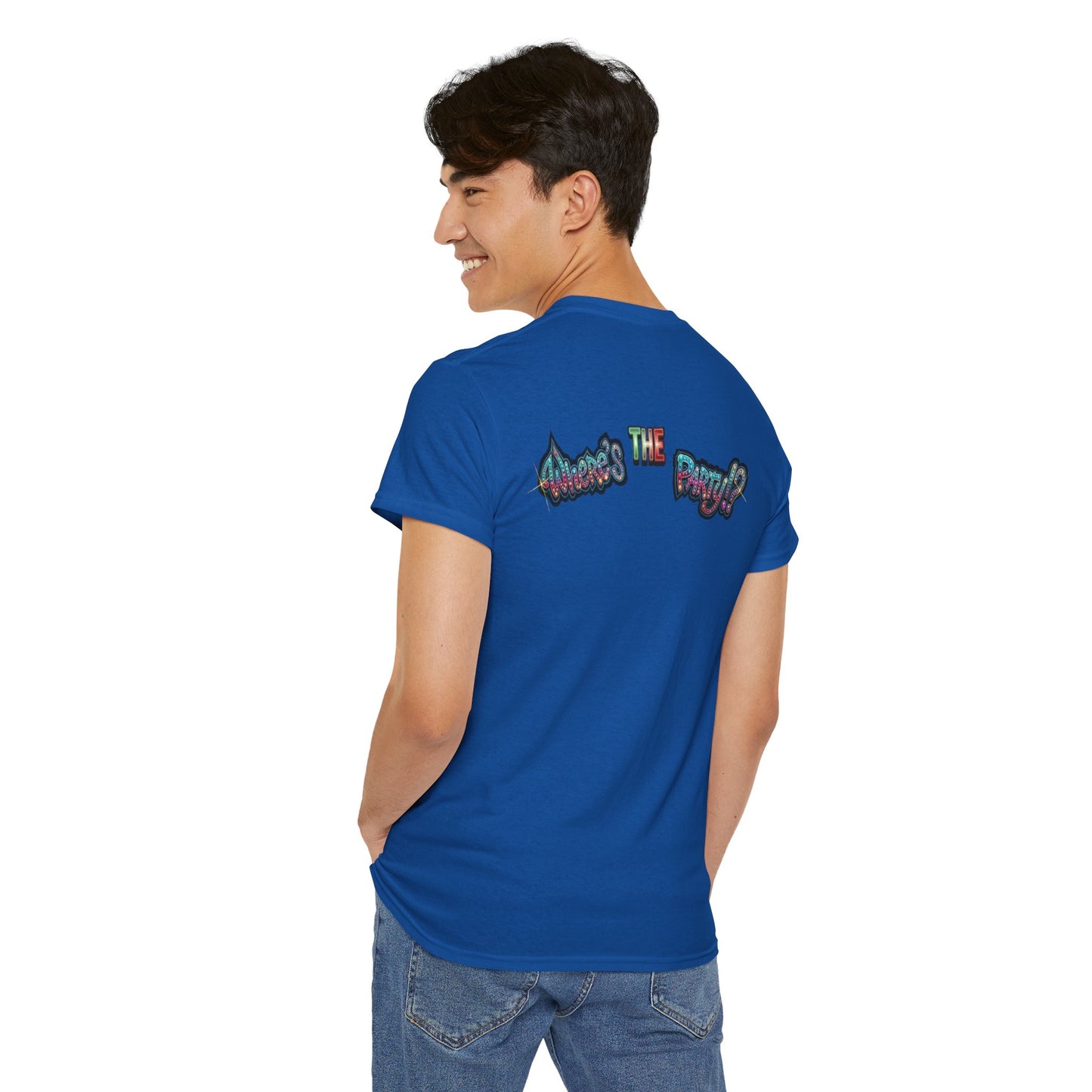 Where's The Party Italian Remix- Supreme Authority -Unisex Heavy Cotton Tee