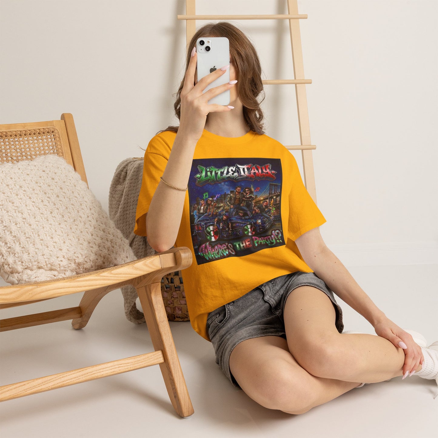 Where's The Party Italian Remix- Supreme Authority -Unisex Heavy Cotton Tee