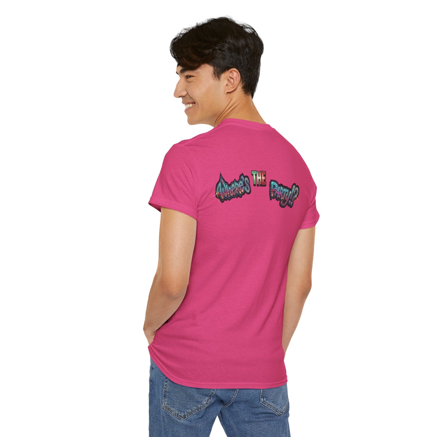 Where's The Party Italian Remix- Supreme Authority -Unisex Heavy Cotton Tee
