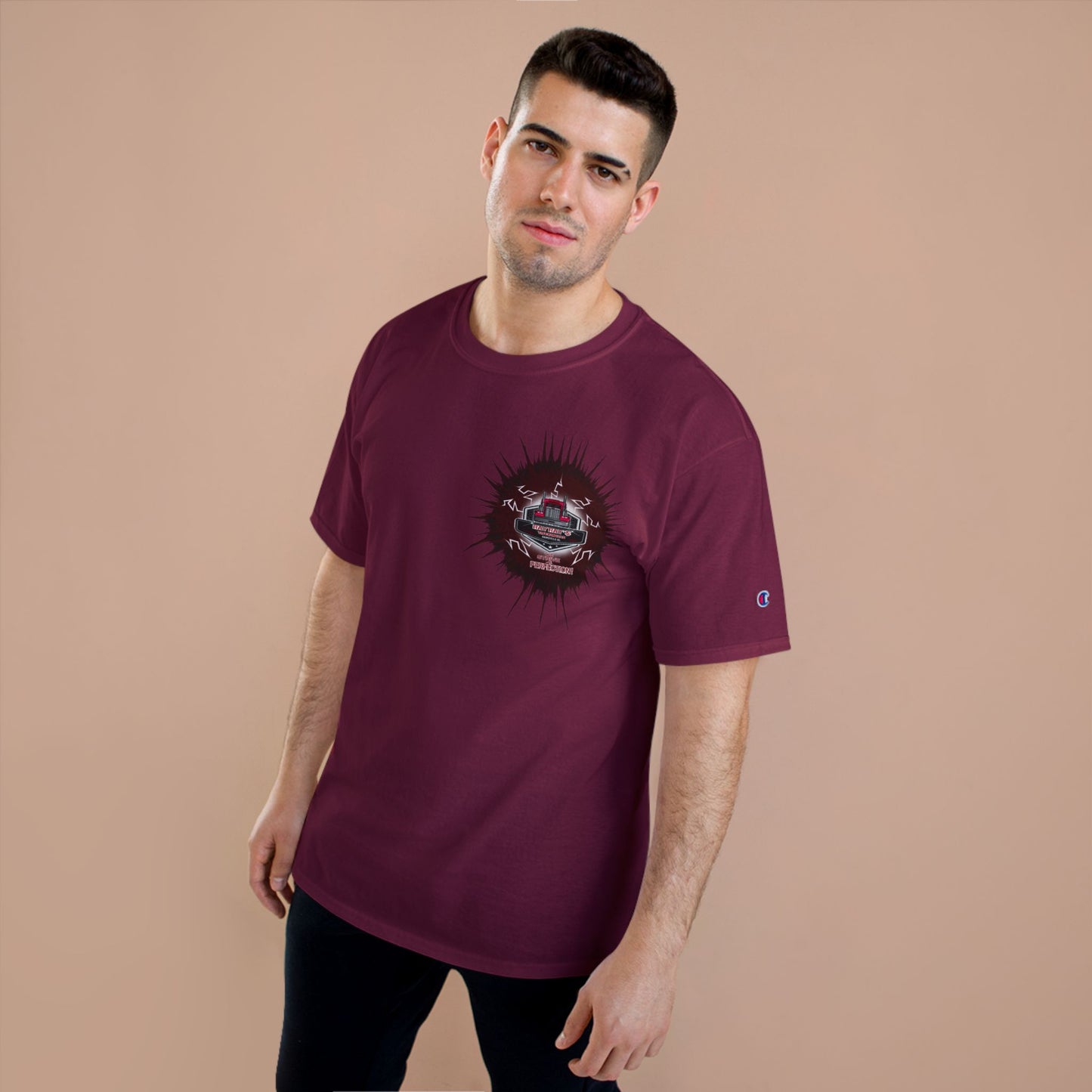 Ray Rays Trucking LLC  Lightning - Champion T-Shirt