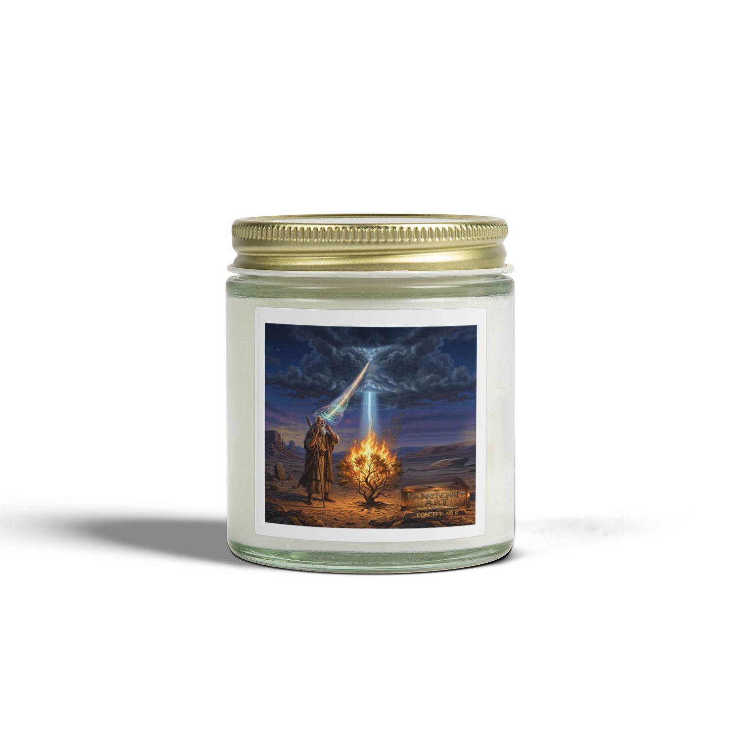 Ancient Art Concept 6 -Scented Candles, Coconut Apricot Wax (4oz, 9oz)