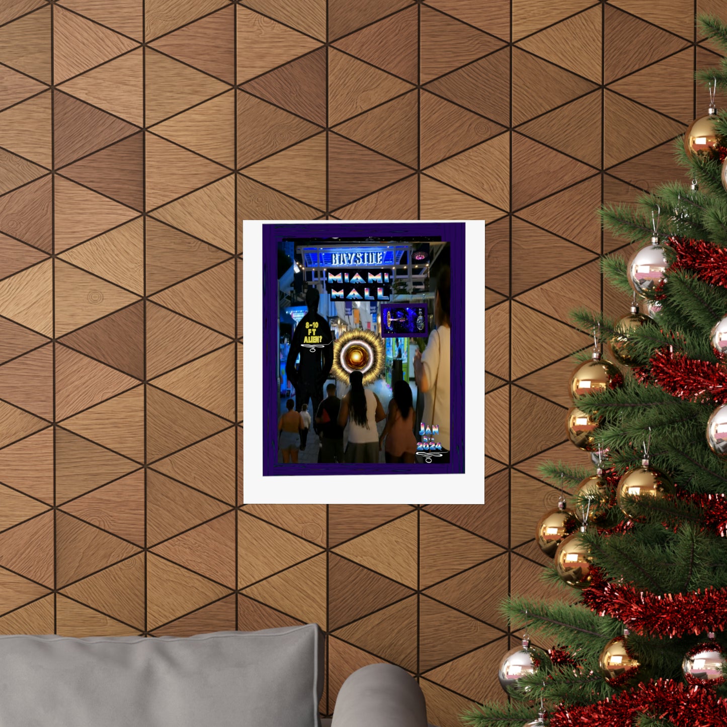 Copy of Miami Alien Mall 2 Matte Vertical Posters