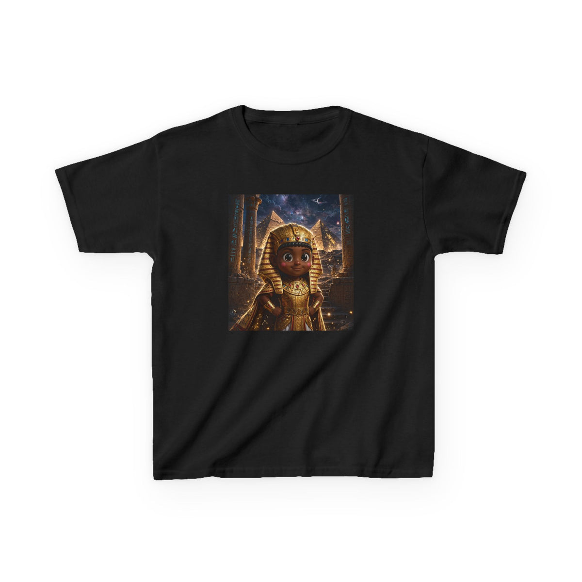 SEFU — Cinematic Little Pharaoh from the Stars — Kids Tee (Budget Edition)