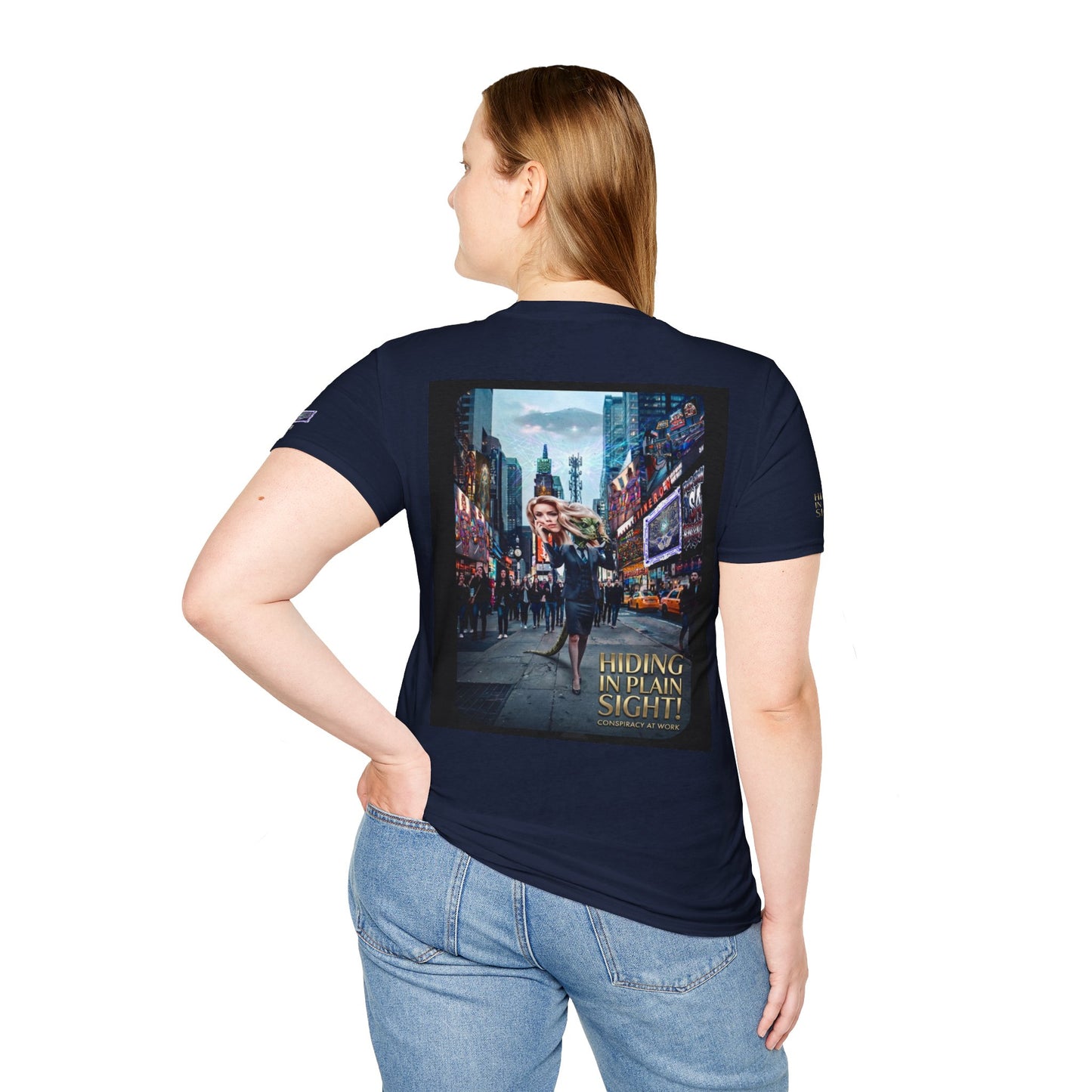 HIDING IN PLAIN SIGHT -Supreme Authority - Unisex Soft style T-Shirt