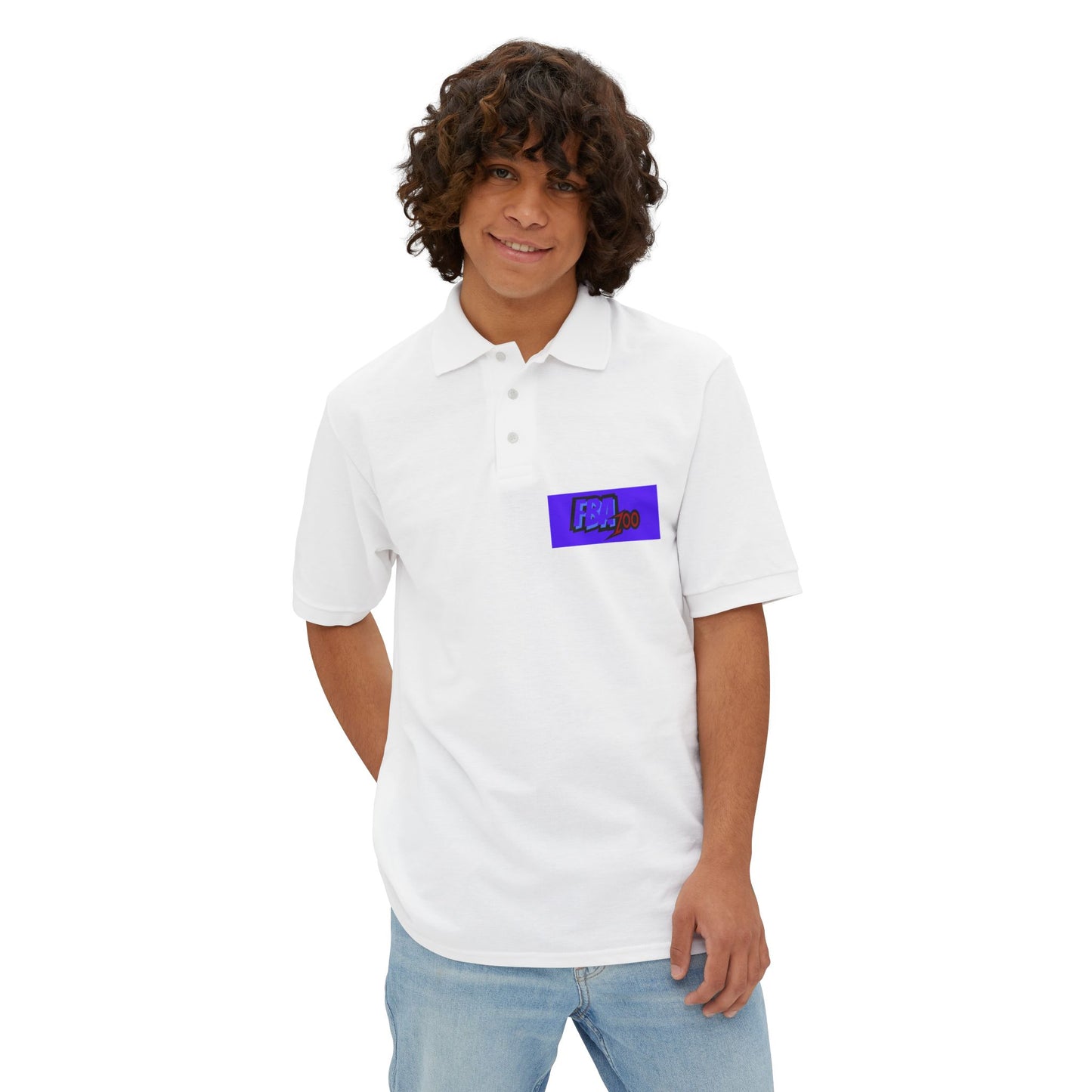 FBA Solidarity From Substitution  Chest Patch Men's Polo Shirt