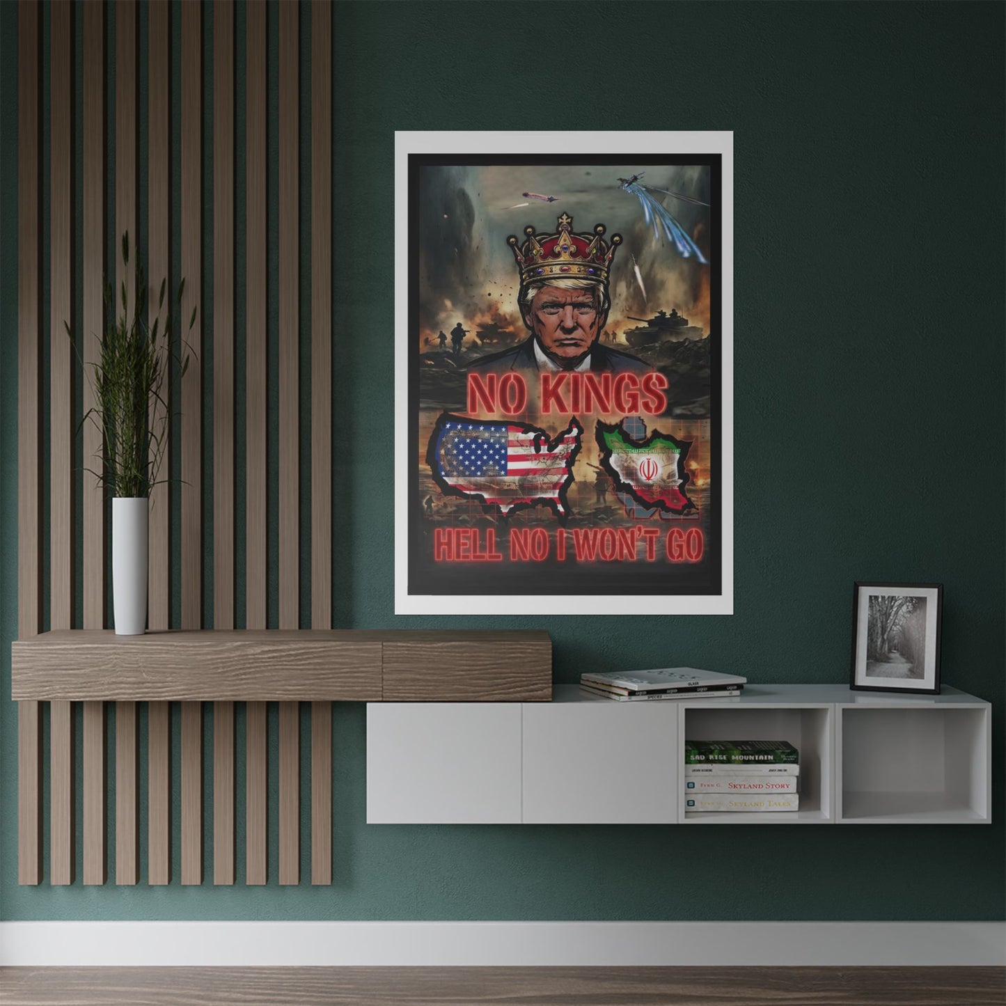 NO KINGS Banger Remix - Satin Posters (300gsm)