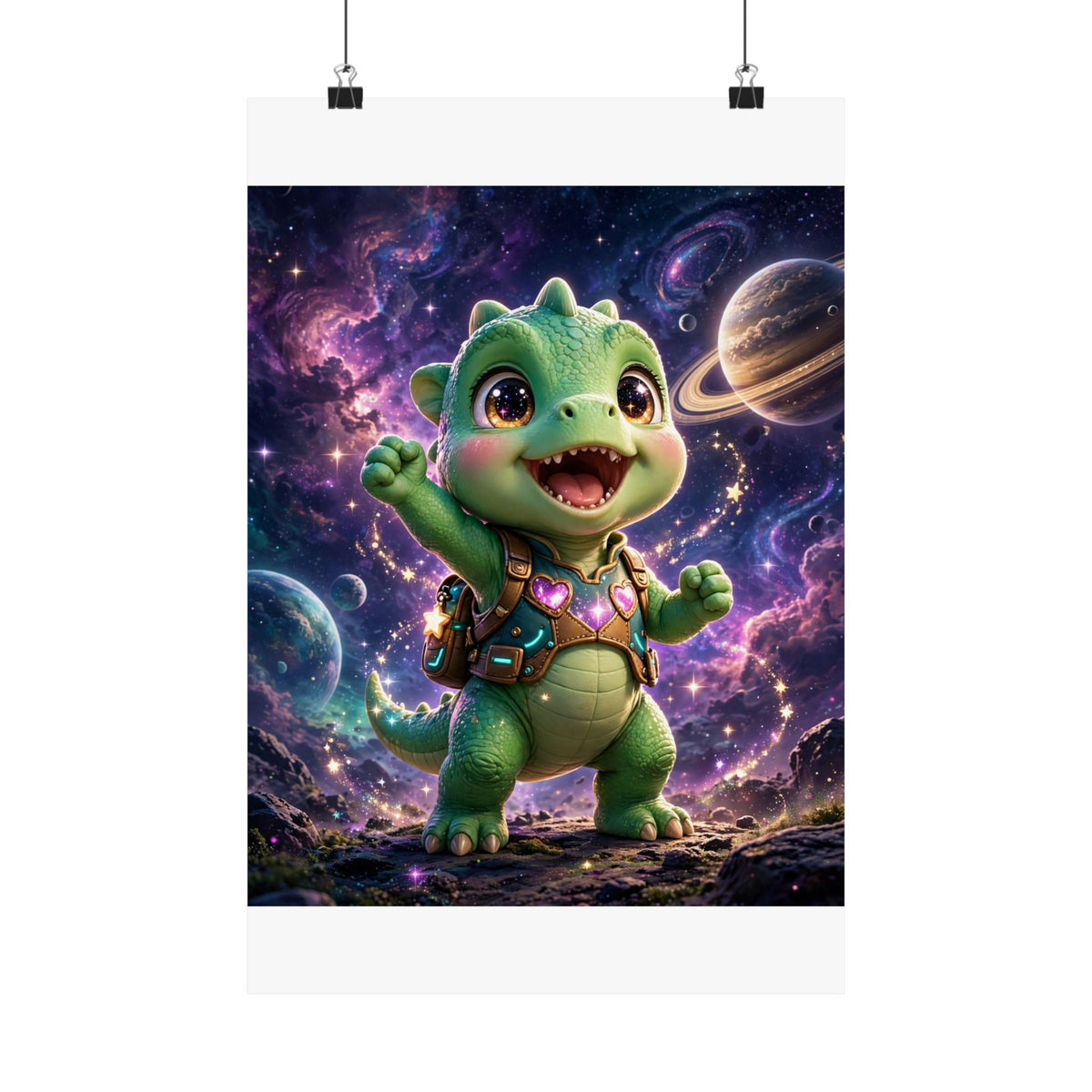 DAX — Tiny Dino, Mighty Roar — Kids Room Poster