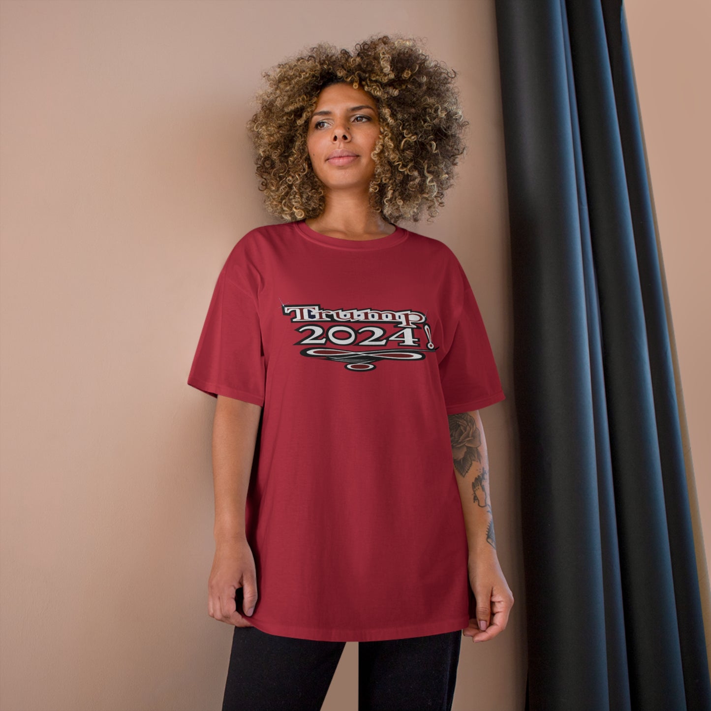 Trump 2024! -  Supreme Authority -Champion T-Shirt
