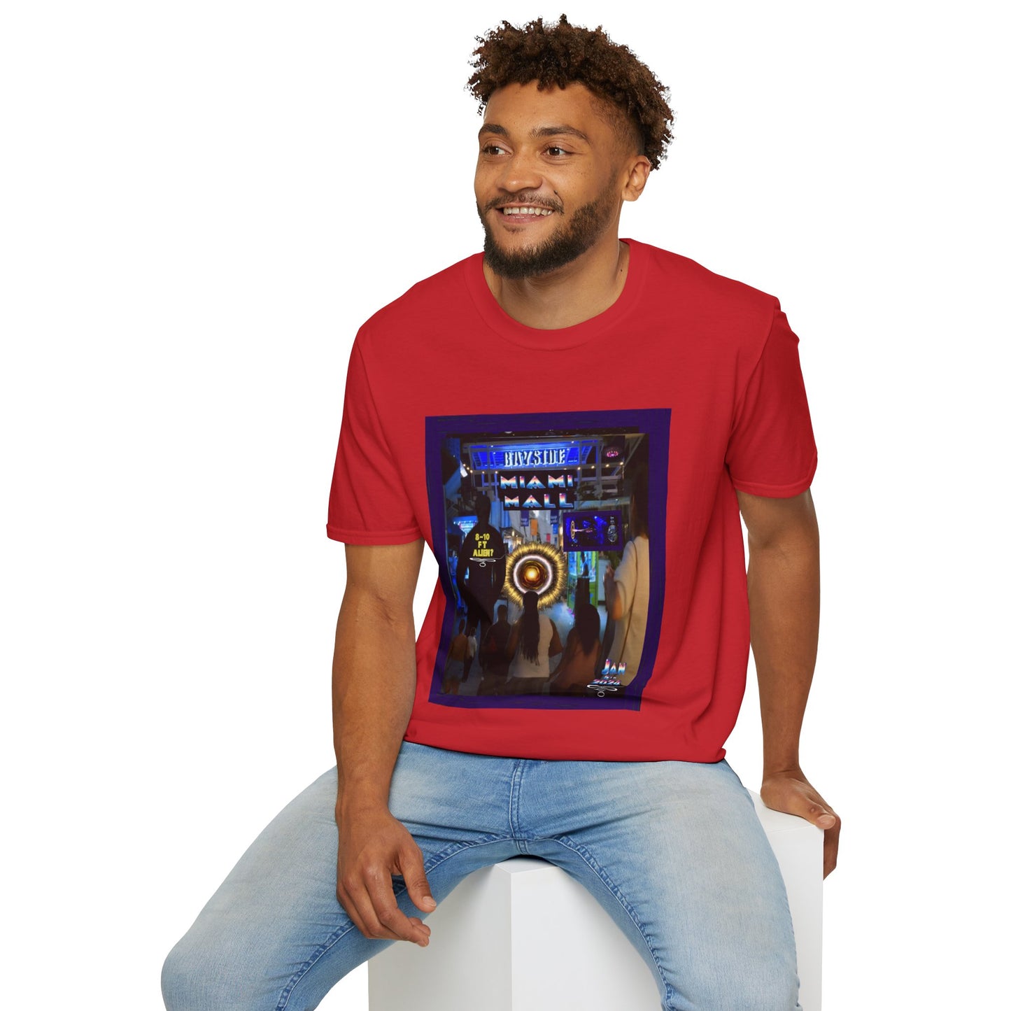 Miami Alien Mall 2 - Unisex Softstyle T-Shirt