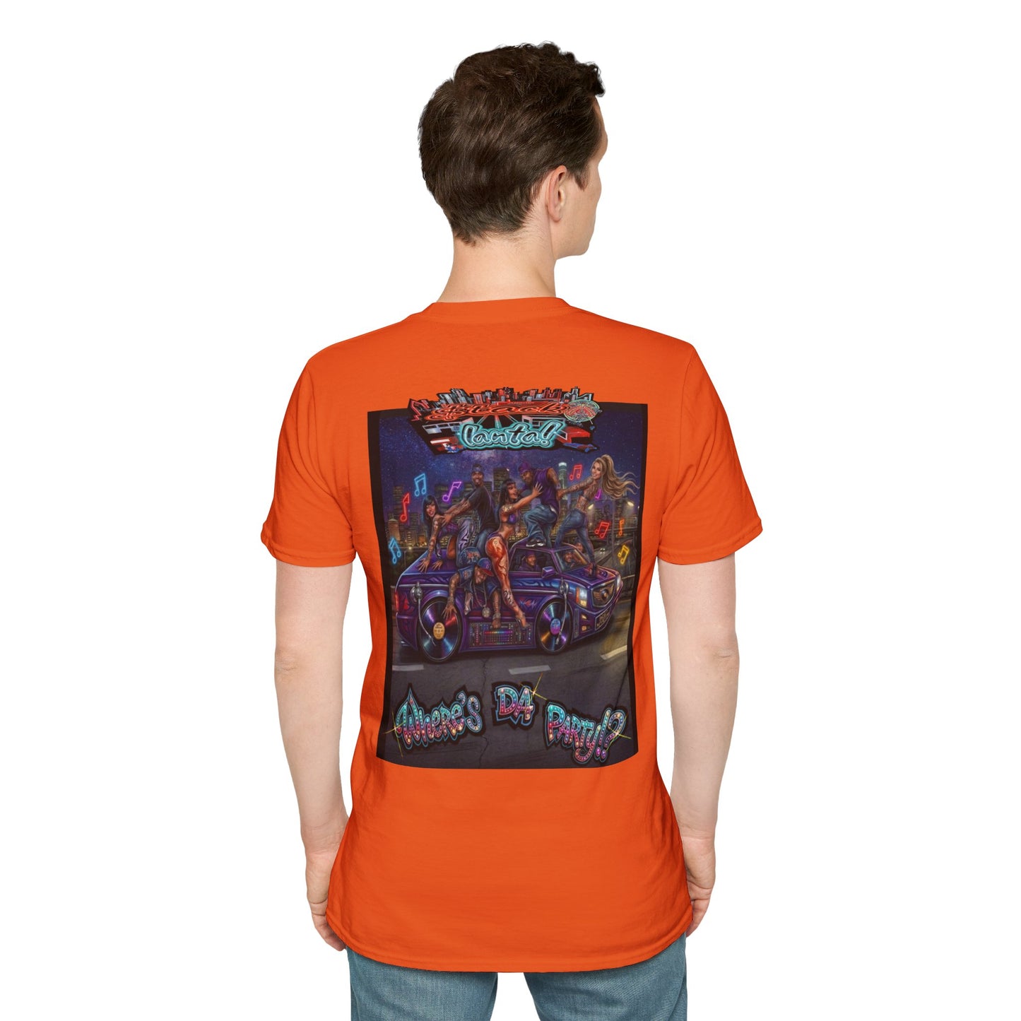 Where's The Party  FBA Version - Supreme Authority - Unisex Soft style T-Shirt
