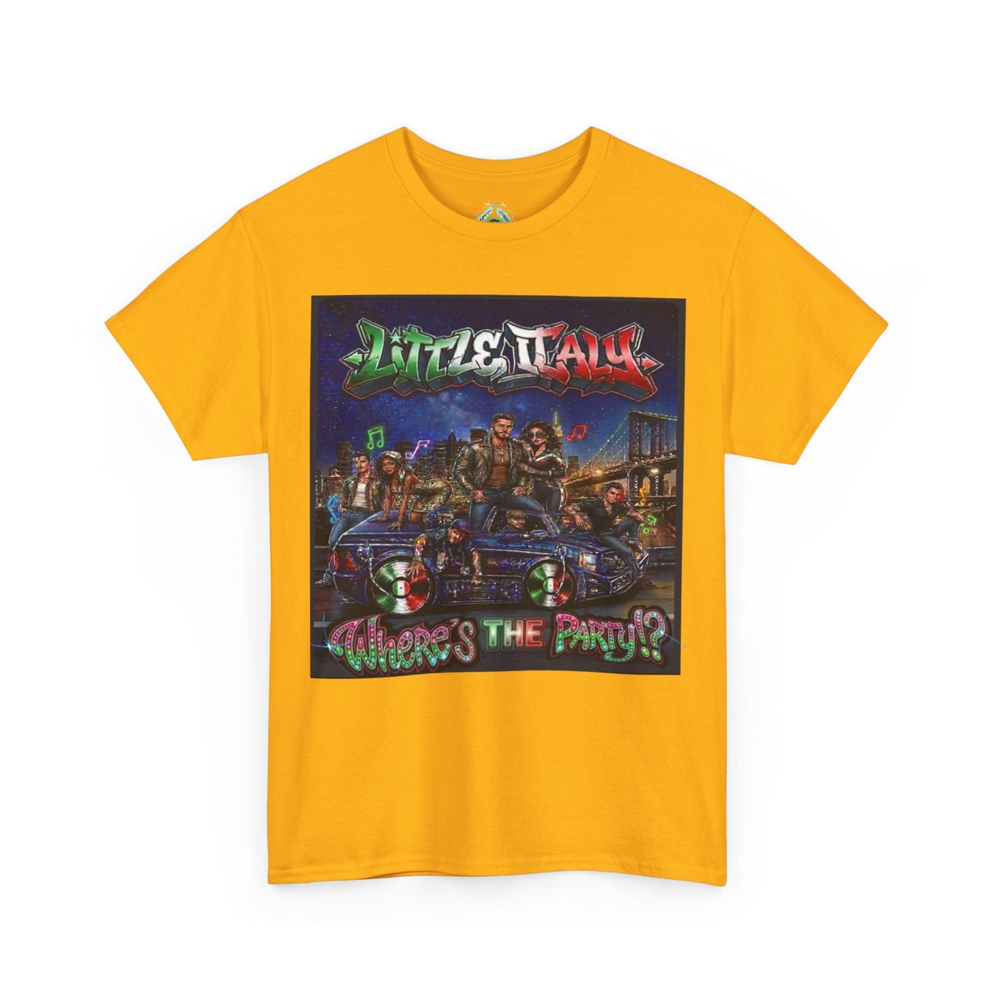 Where's The Party Italian Remix- Supreme Authority -Unisex Heavy Cotton Tee