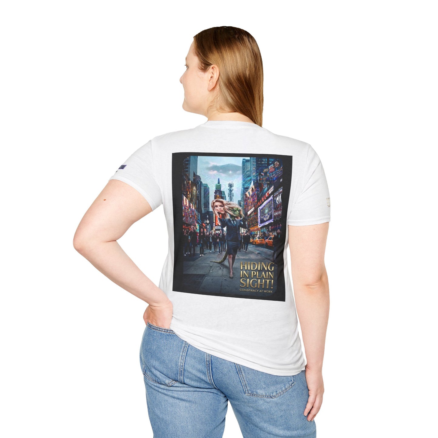 HIDING IN PLAIN SIGHT -Supreme Authority - Unisex Soft style T-Shirt