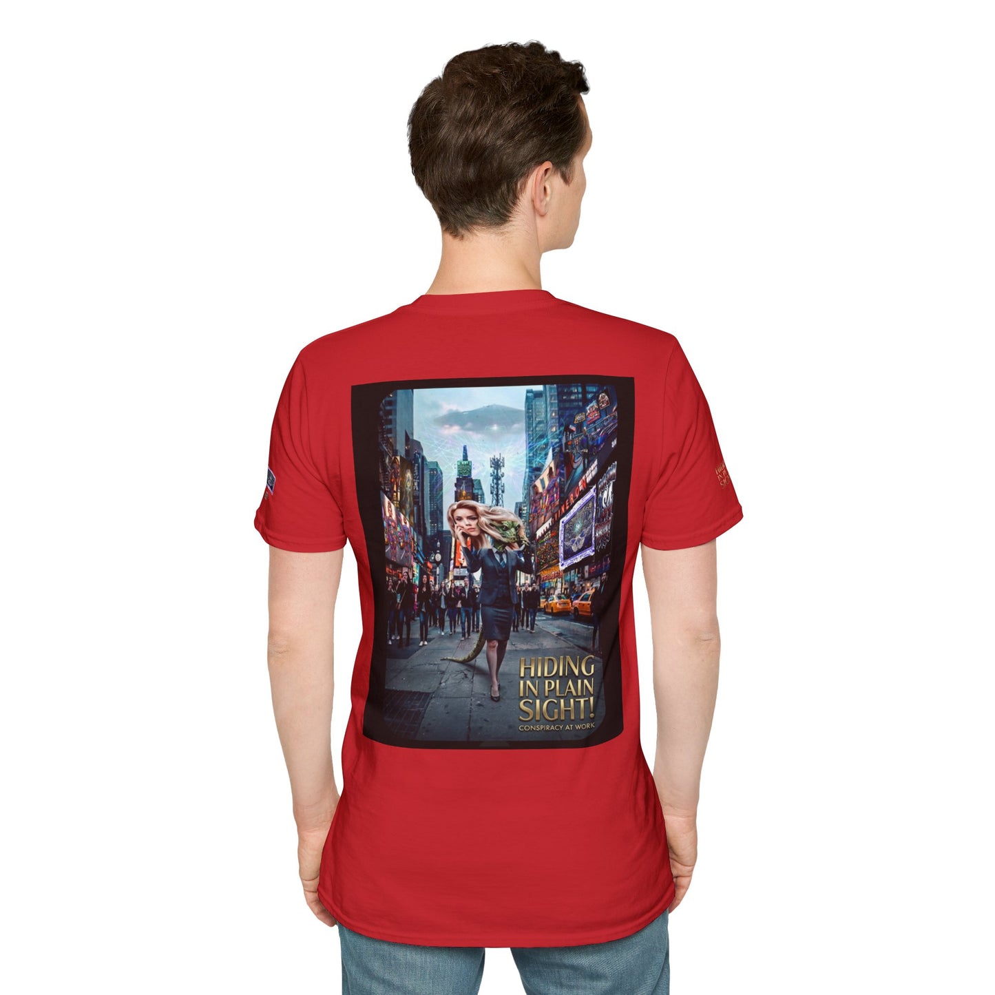 HIDING IN PLAIN SIGHT -Supreme Authority - Unisex Soft style T-Shirt