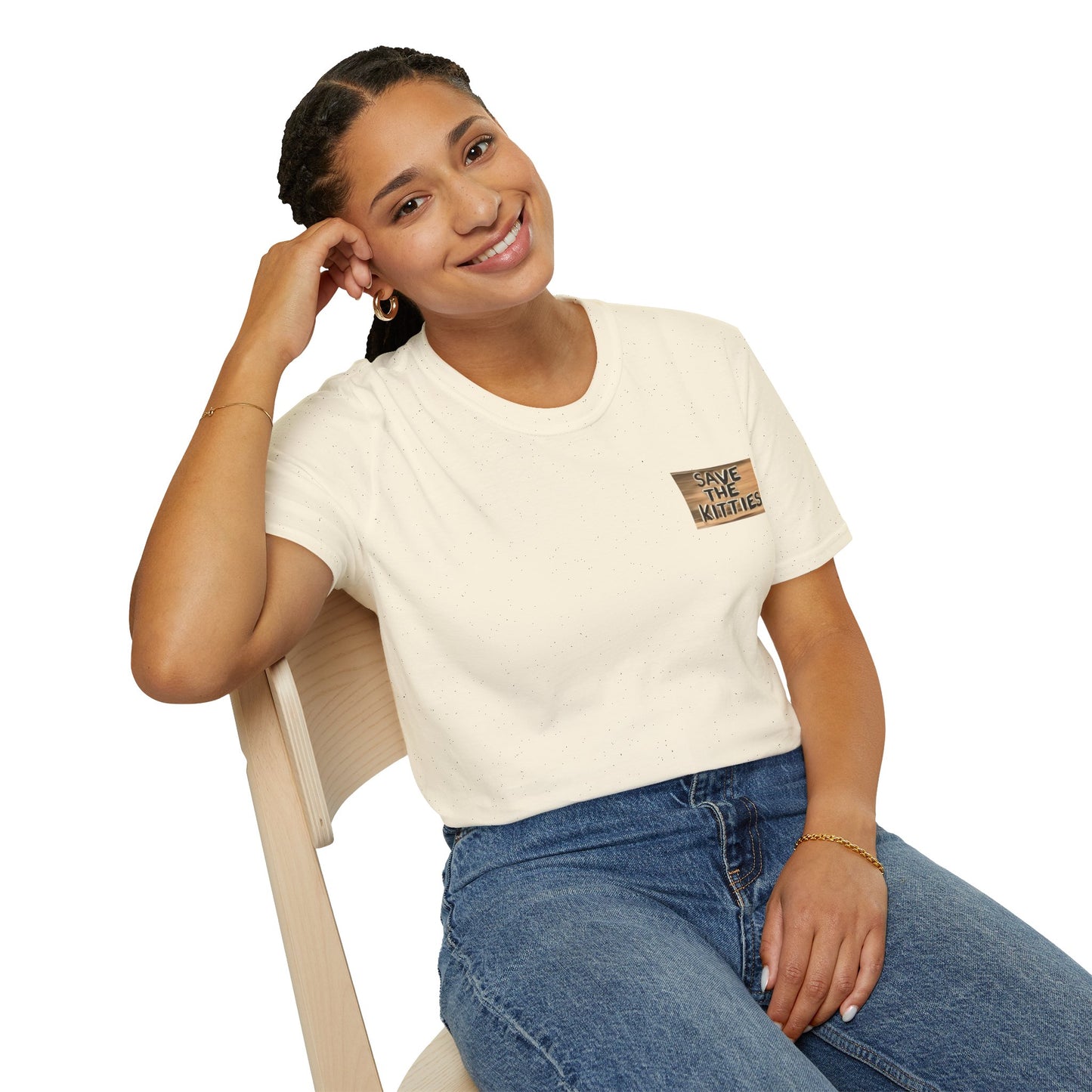 SAVE THE KITTIES - Cat Rescue Fund Raiser - Unisex Soft style T-Shirt