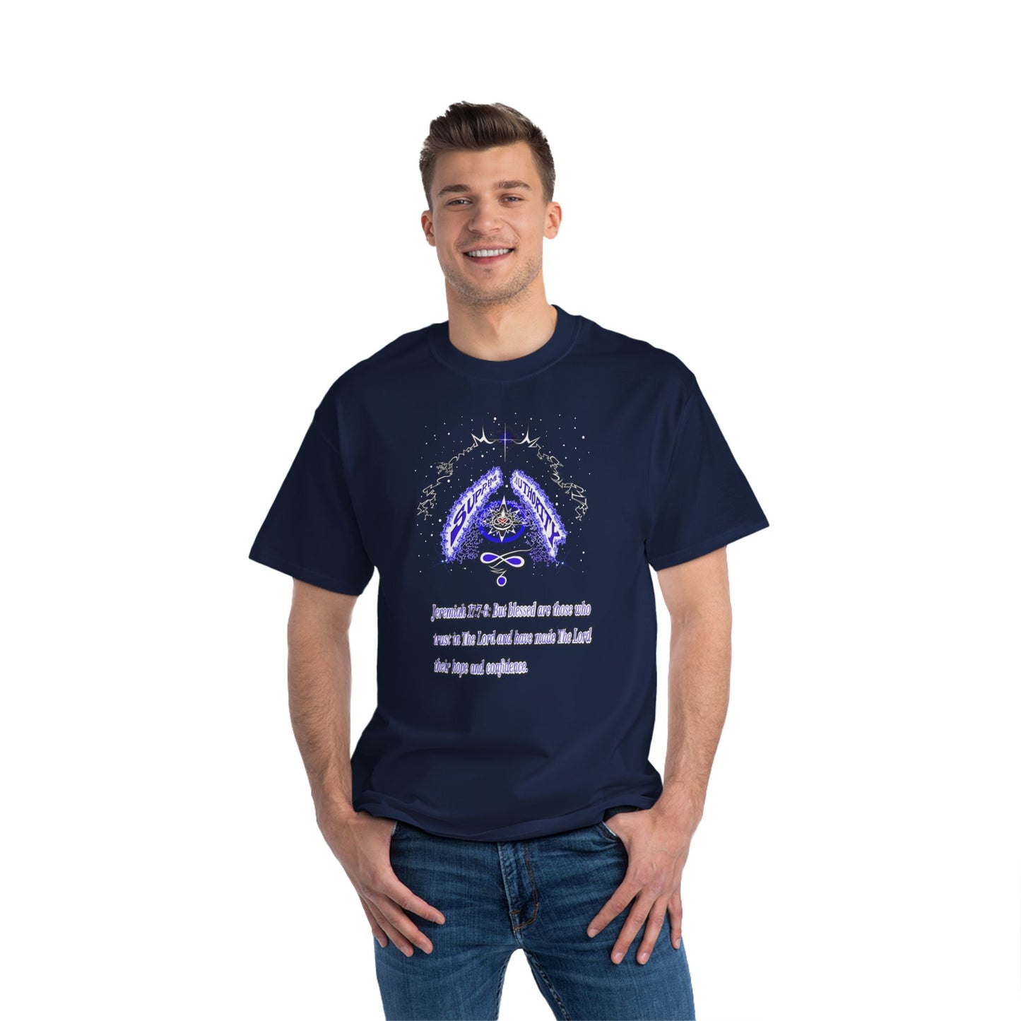 Supreme Authority -Jeremiah 17: 7-8 Beefy-T®  Short-Sleeve T-Shirt