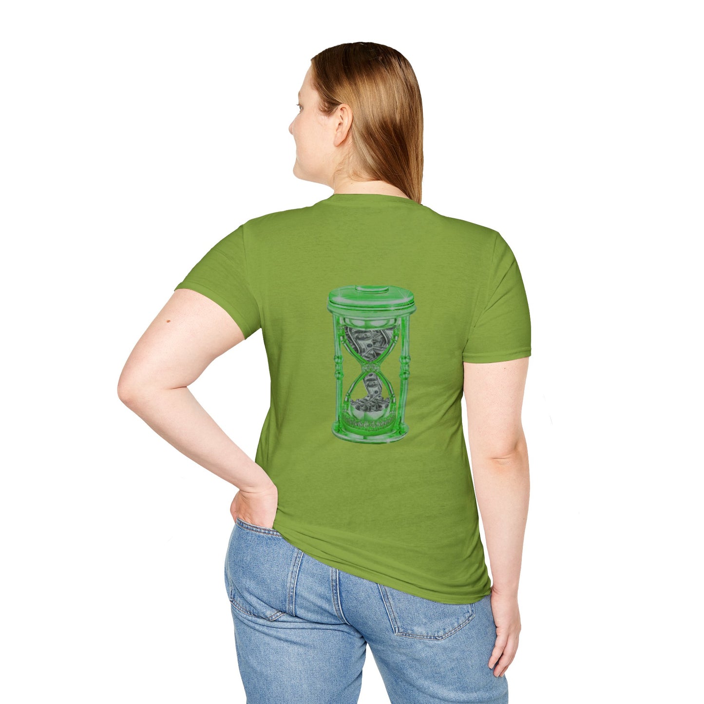 MY Time is MONEY Green - Unisex Softstyle T-Shirt