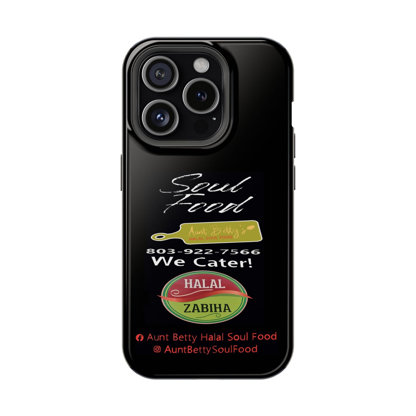 Aunt Betty's Soul Food - Custom - Iphones ONLY - Impact-Resistant Cases