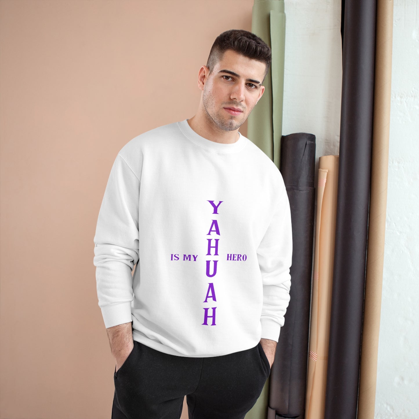 YAHUAH HERO - Lady J - custom - Champion Sweatshirt