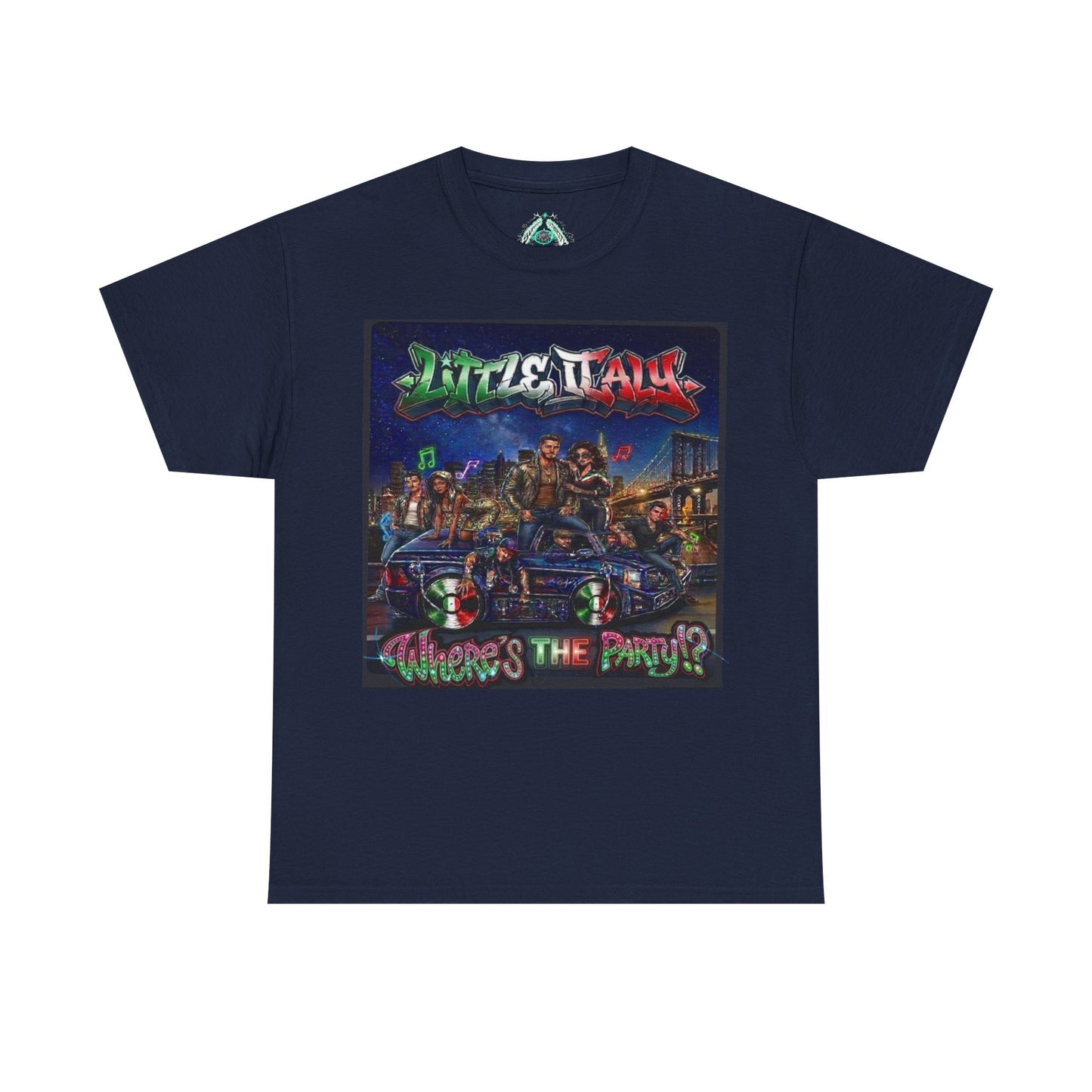 Where's The Party Italian Remix- Supreme Authority -Unisex Heavy Cotton Tee