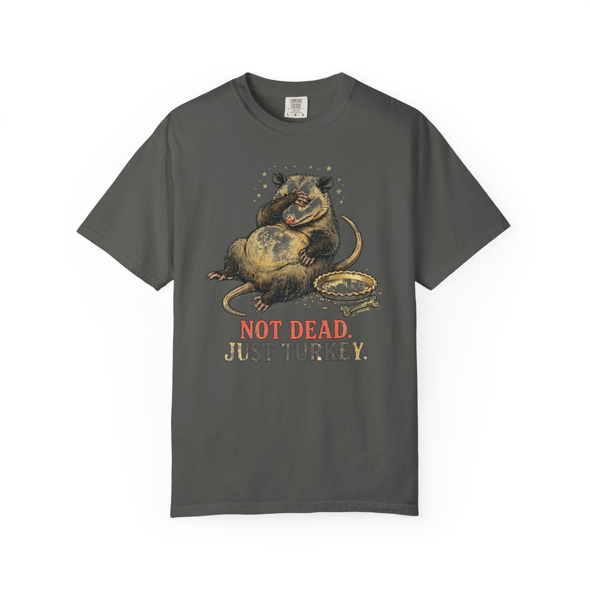 Thanksgiving Possum T-Shirt - Not Dead. Just Turkey. - Funny Possum Tee