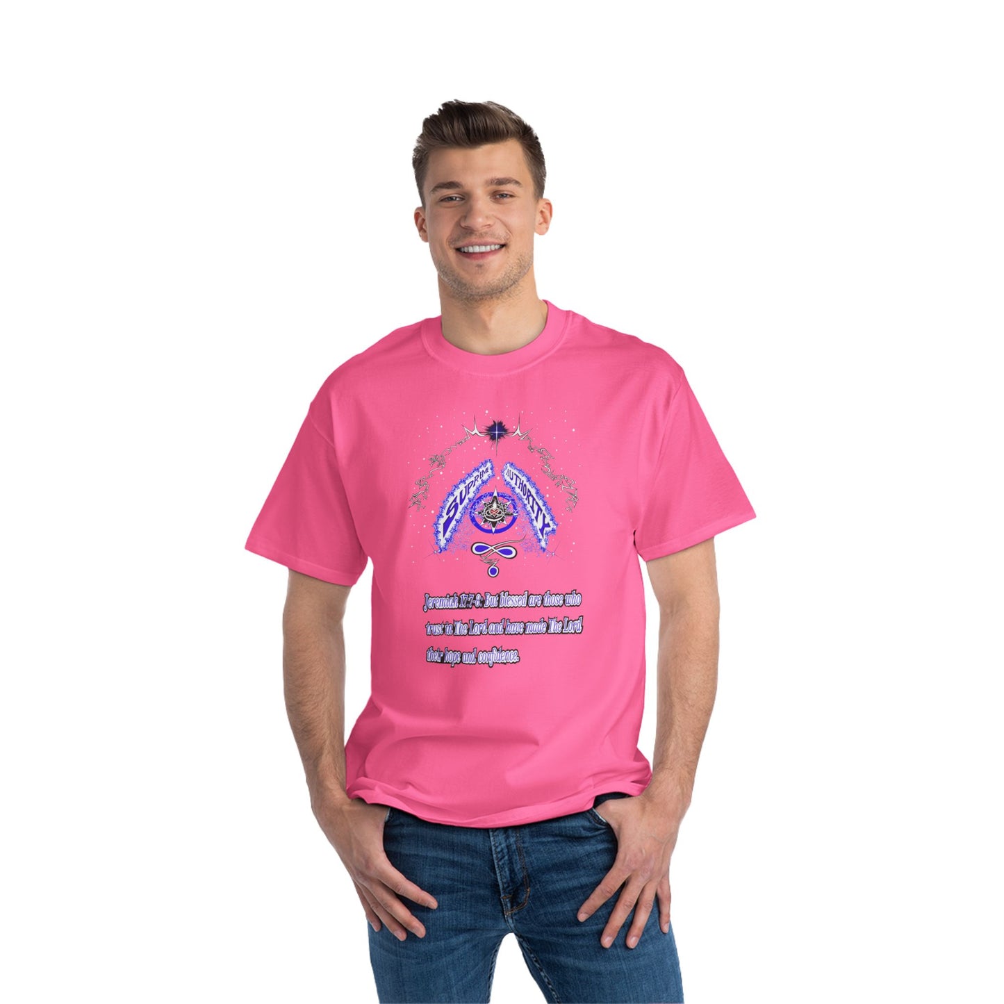 Supreme Authority -Jeremiah 17: 7-8 Beefy-T®  Short-Sleeve T-Shirt