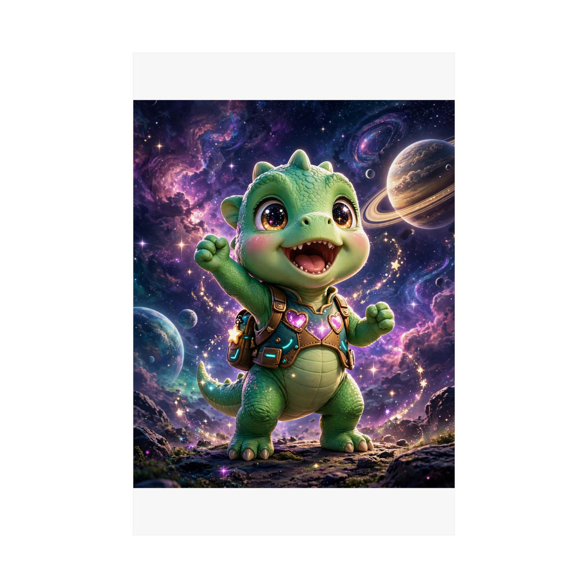 DAX — Tiny Dino, Mighty Roar — Kids Room Poster