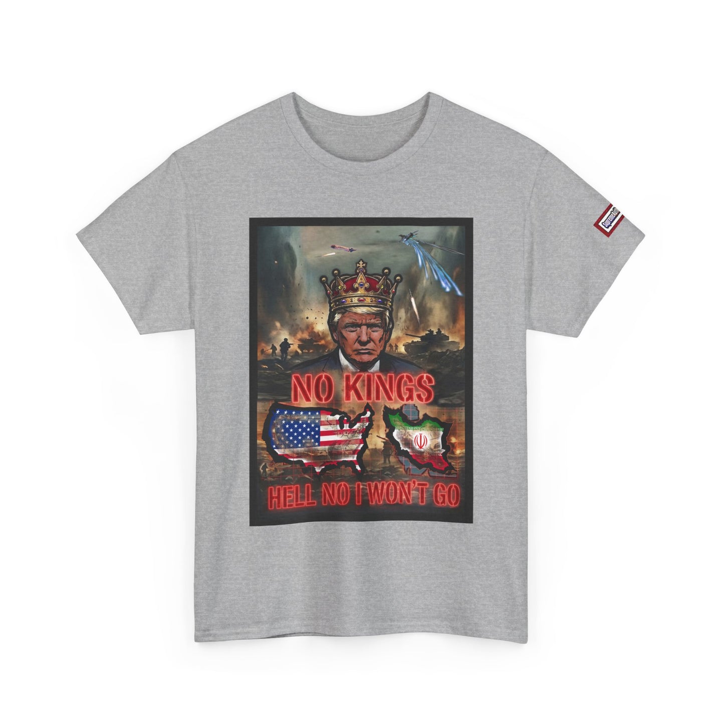 NO KINGS Banger Remix -Unisex Heavy Cotton Tee