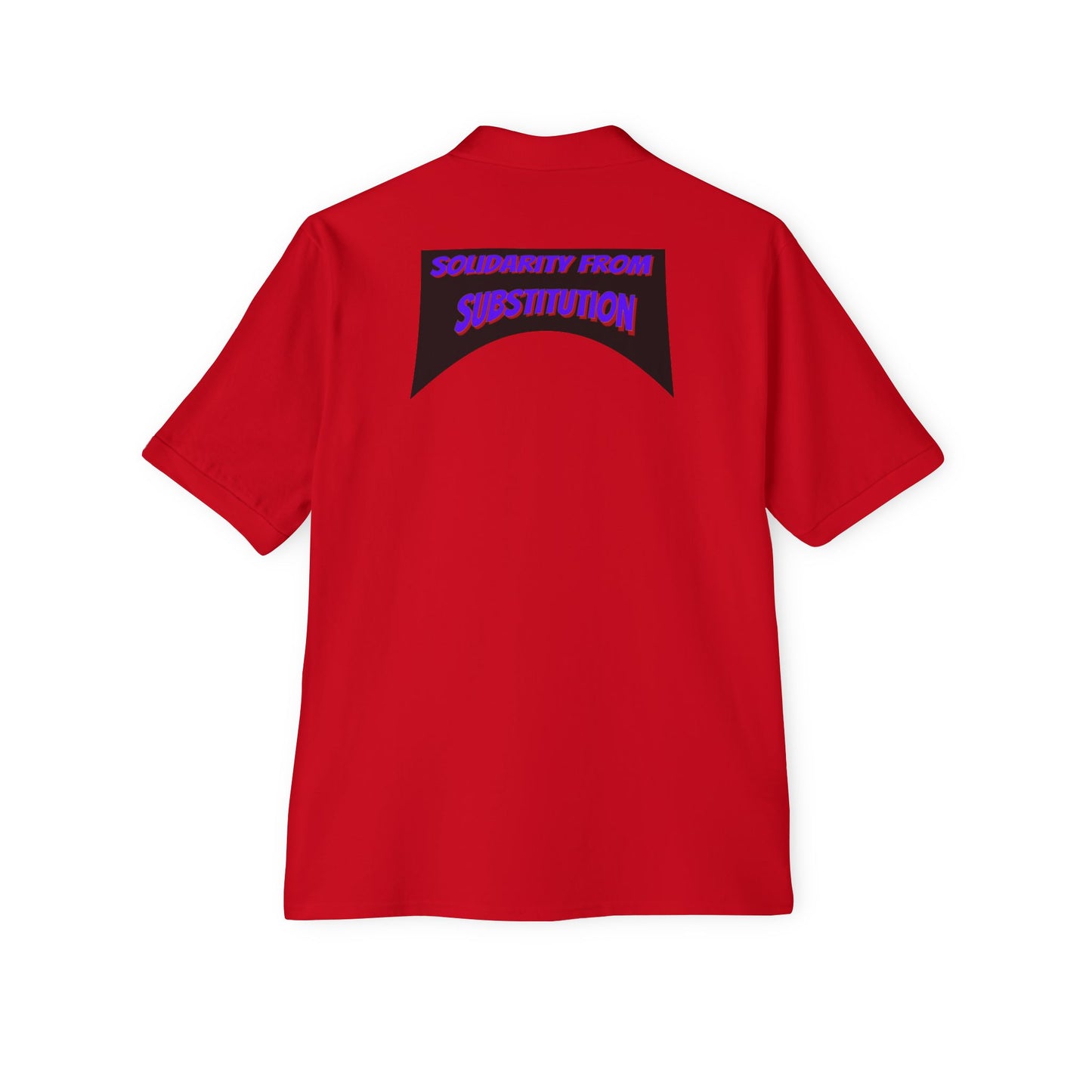 FBA Solidarity From Substitution  Chest Patch Men's Polo Shirt