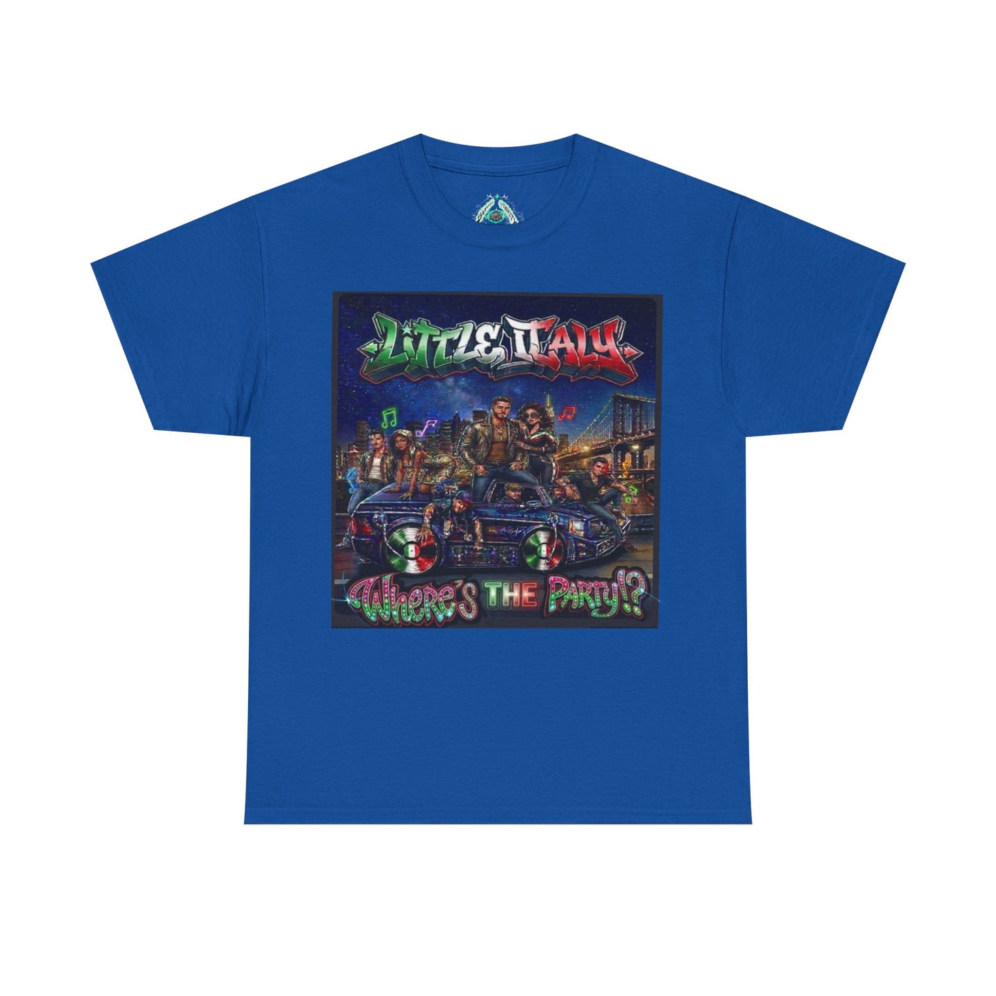 Where's The Party Italian Remix- Supreme Authority -Unisex Heavy Cotton Tee