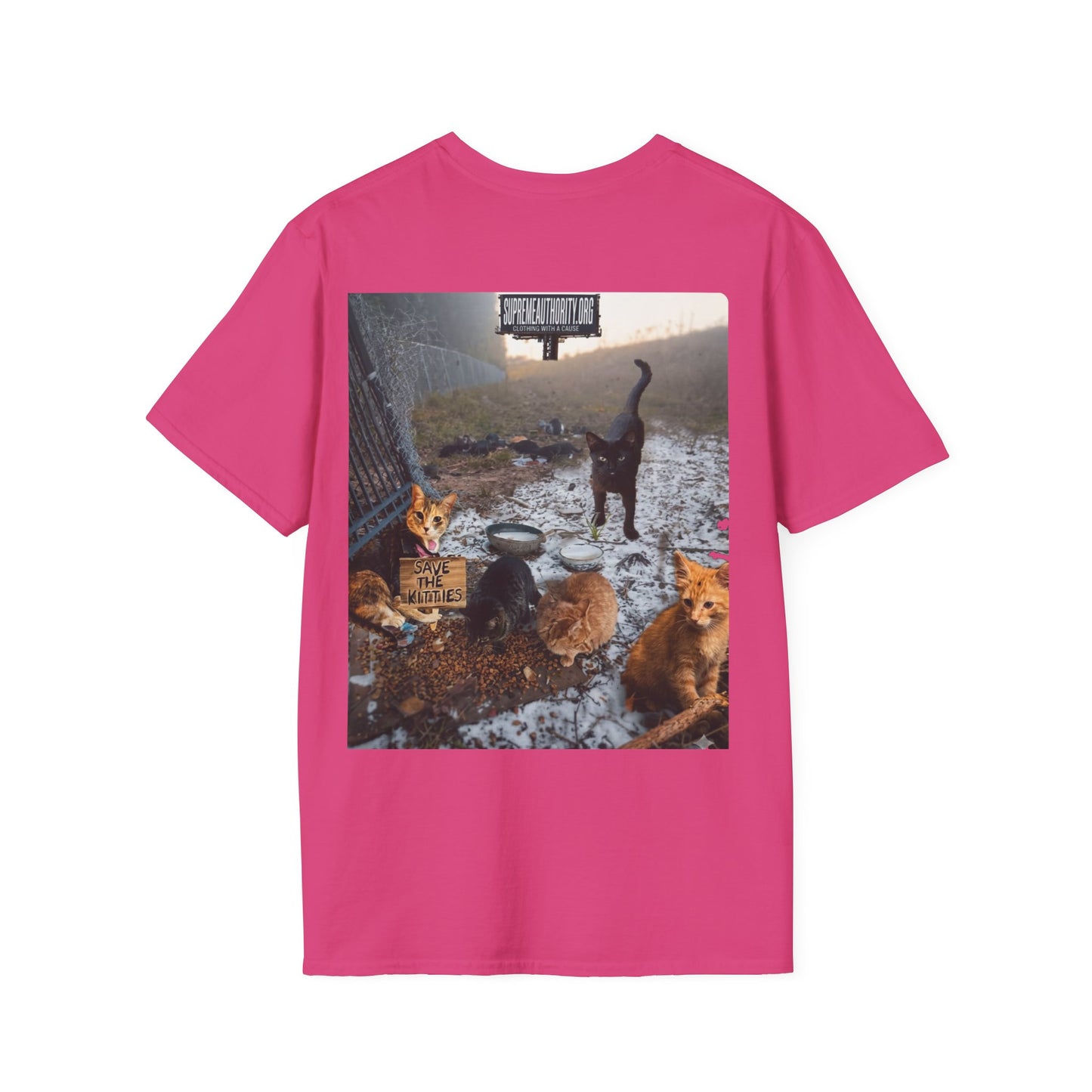 SAVE THE KITTIES 2 - Unisex Soft style T-Shirt