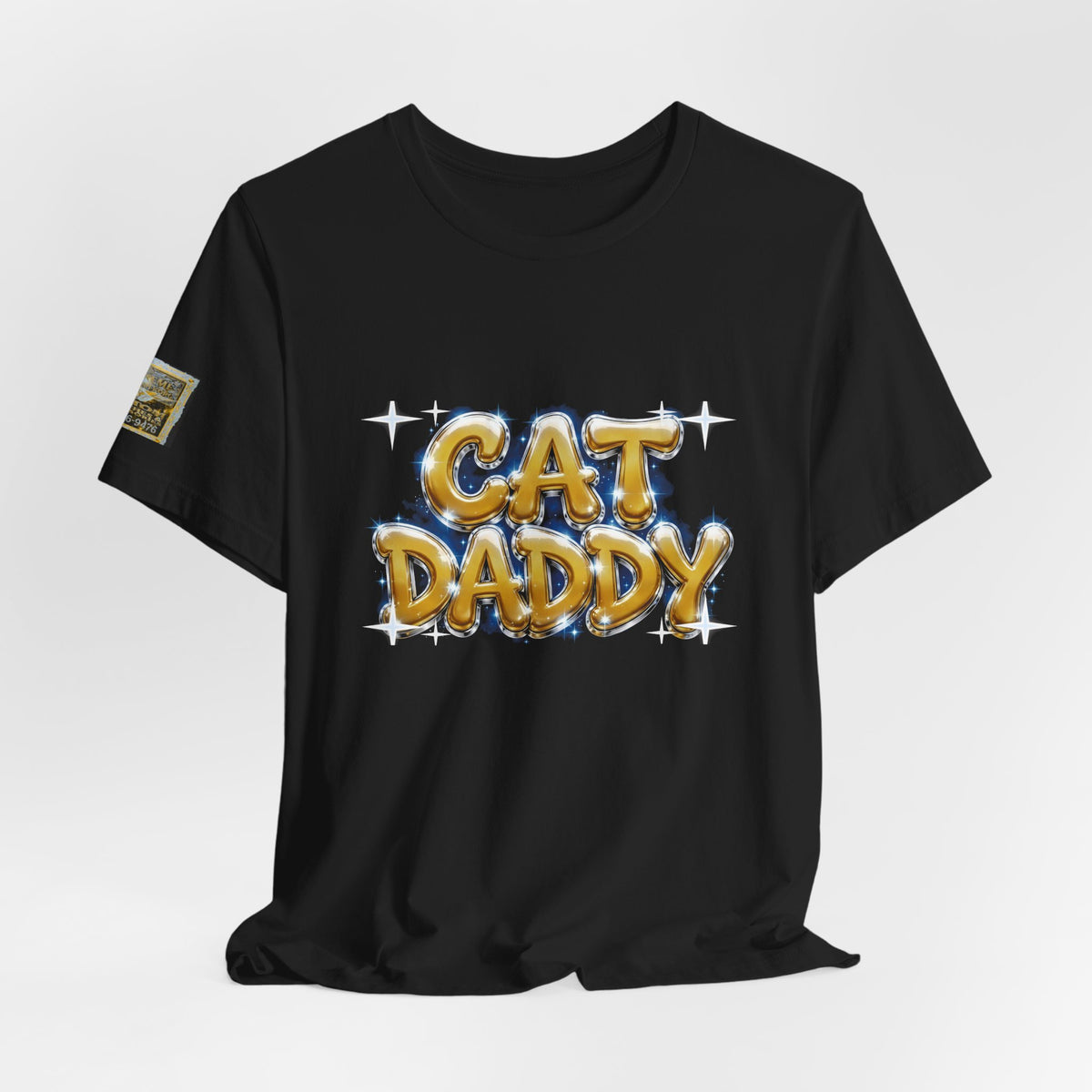 Cat Daddy Graffiti T-Shirt - Yellow Airbrush, Back + Sleeve Edition