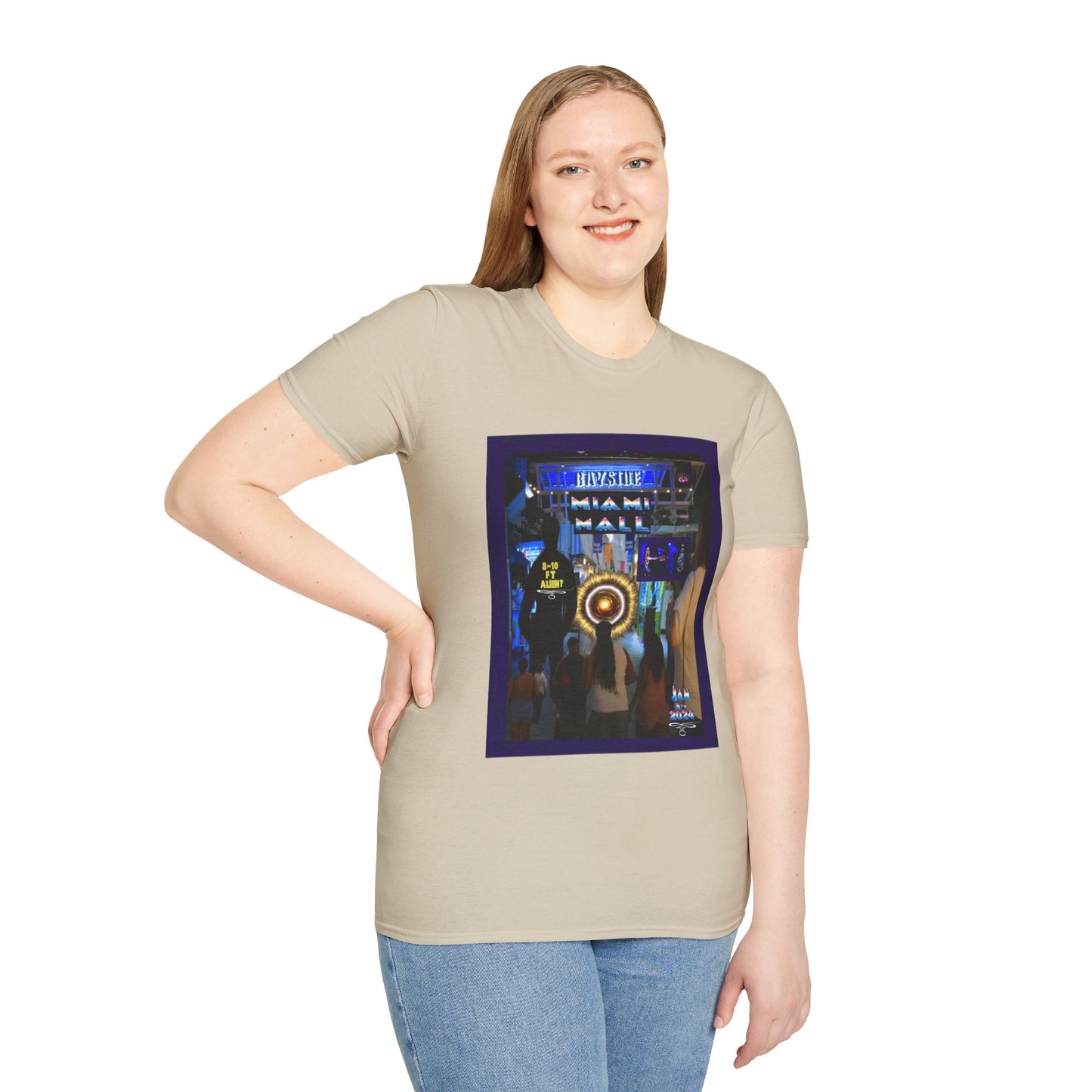 Miami Alien Mall 2 - Unisex Softstyle T-Shirt