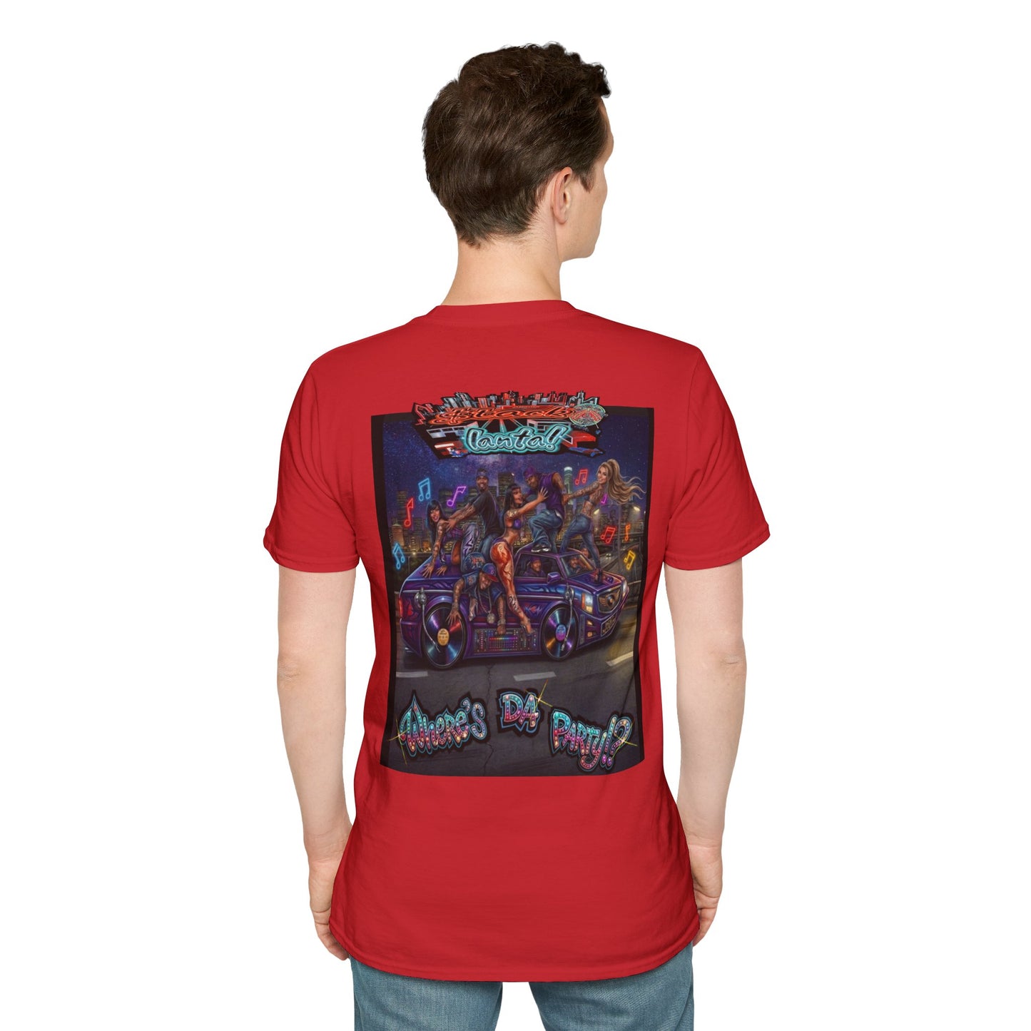 Where's The Party  FBA Version - Supreme Authority - Unisex Soft style T-Shirt