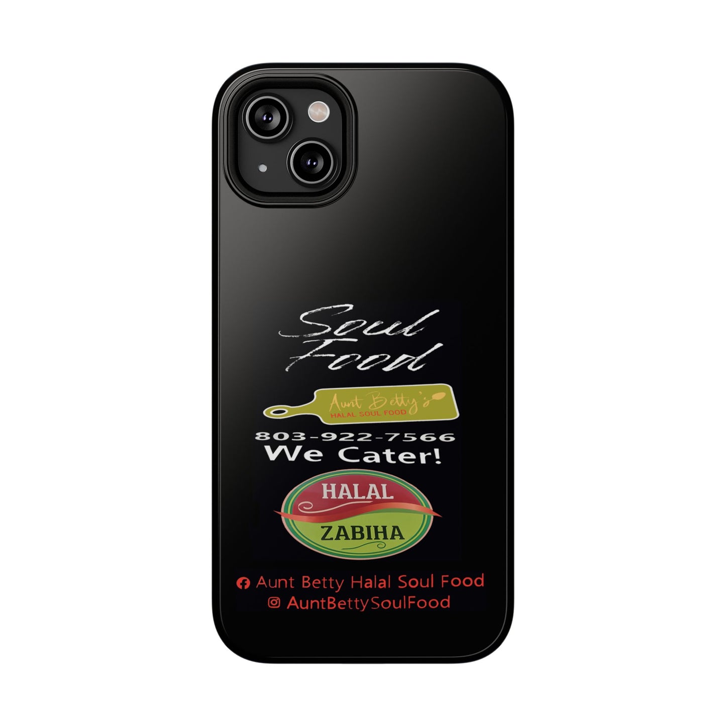 Aunt Betty's Soul Food - Custom - Iphones ONLY - Impact-Resistant Cases
