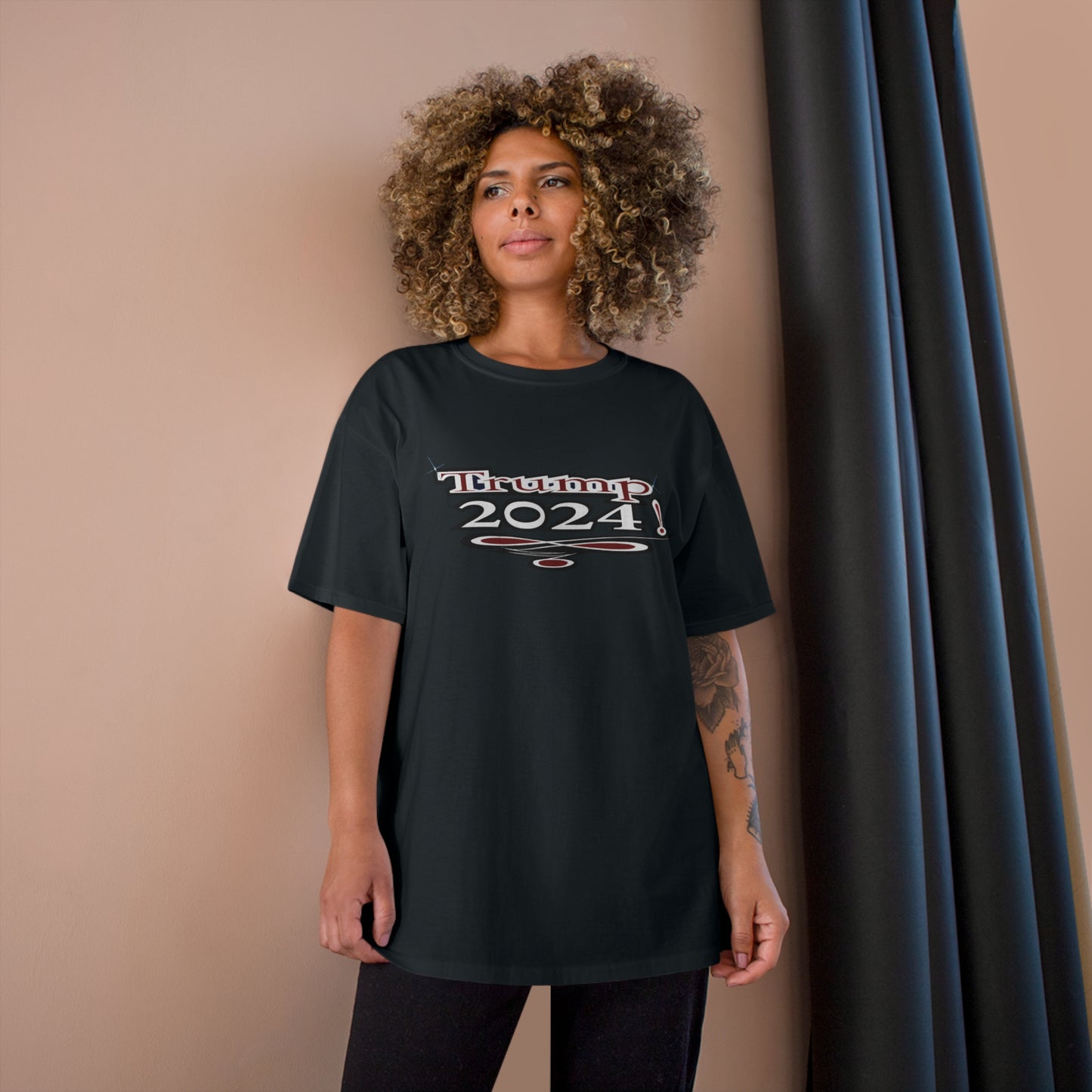 Trump 2024! -  Supreme Authority -Champion T-Shirt