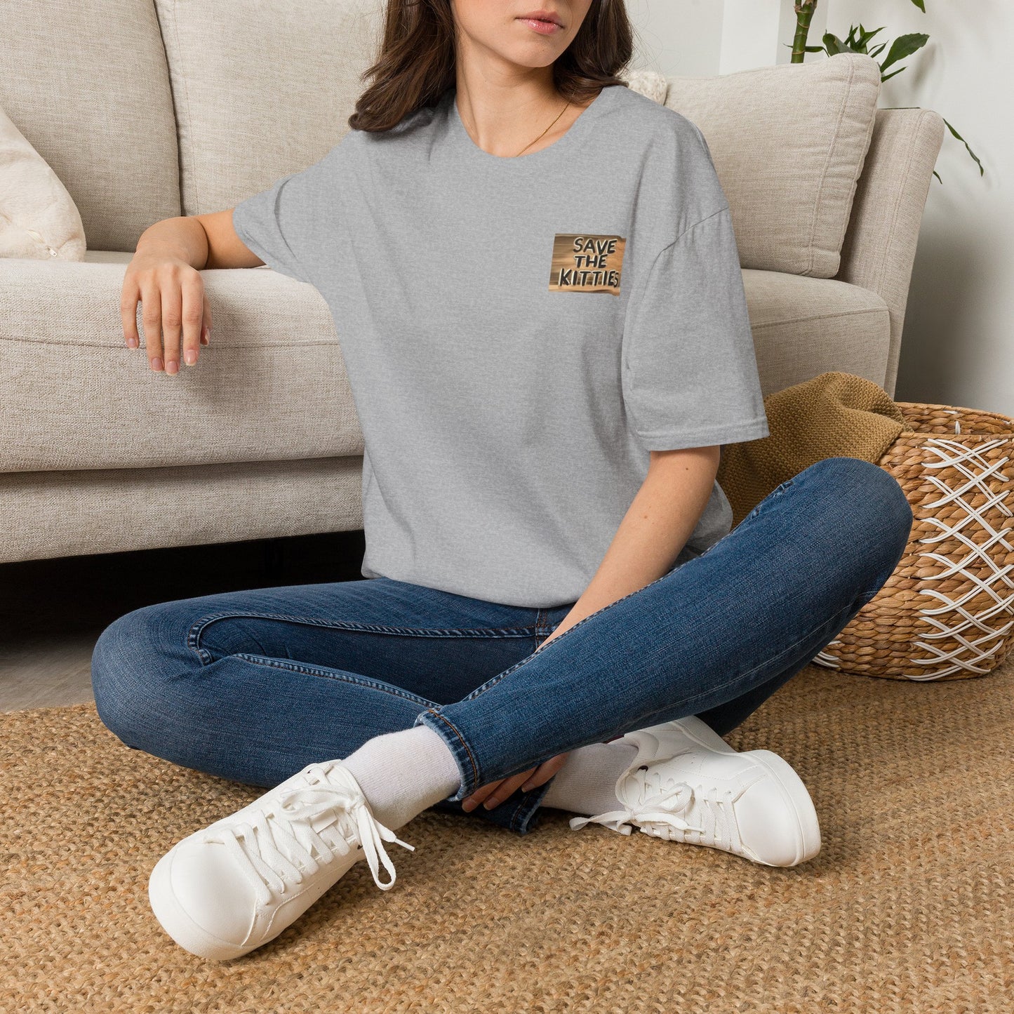SAVE THE KITTIES - Cat Rescue Fund Raiser - Unisex Soft style T-Shirt