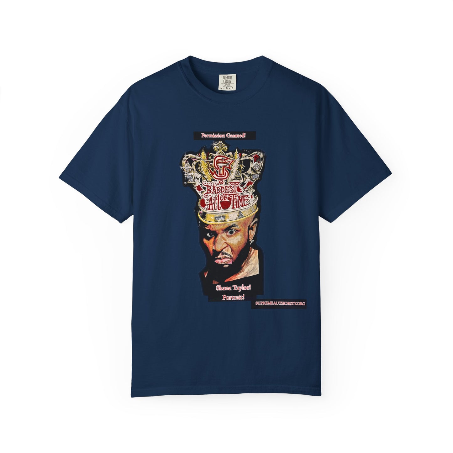 Permission Granted! Shane Taylor Portrait -Unisex Garment-Dyed T-shirt