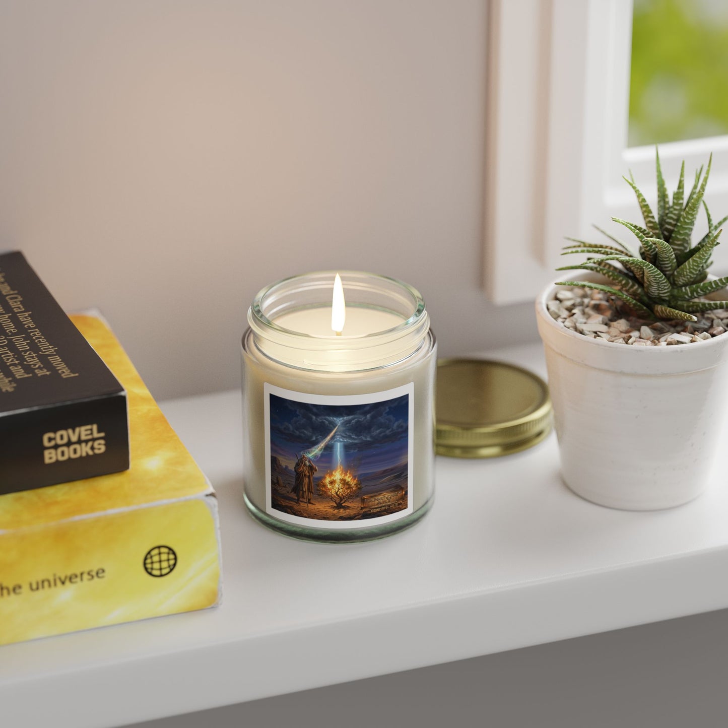 Ancient Art Concept 6 -Scented Candles, Coconut Apricot Wax (4oz, 9oz)