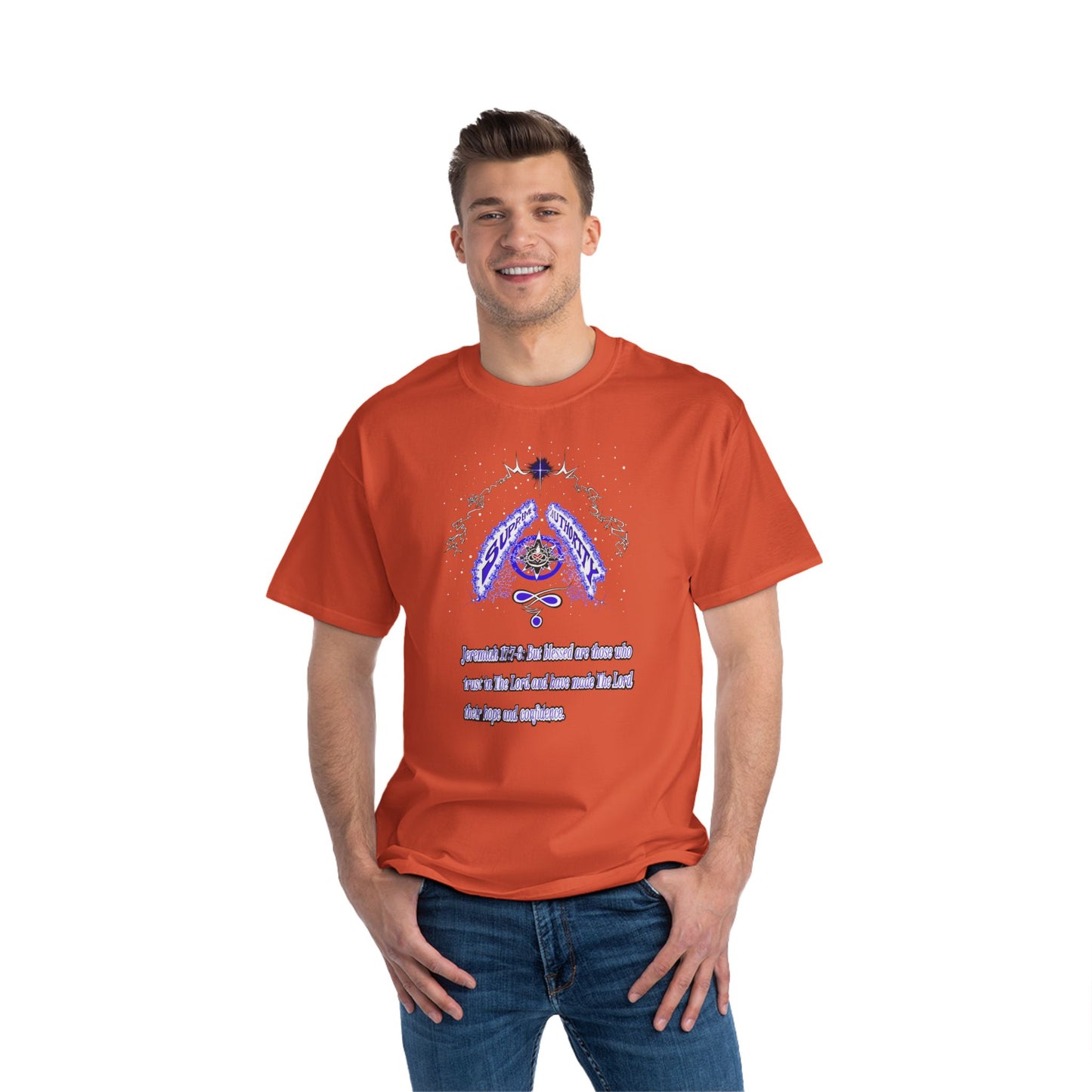 Supreme Authority -Jeremiah 17: 7-8 Beefy-T®  Short-Sleeve T-Shirt