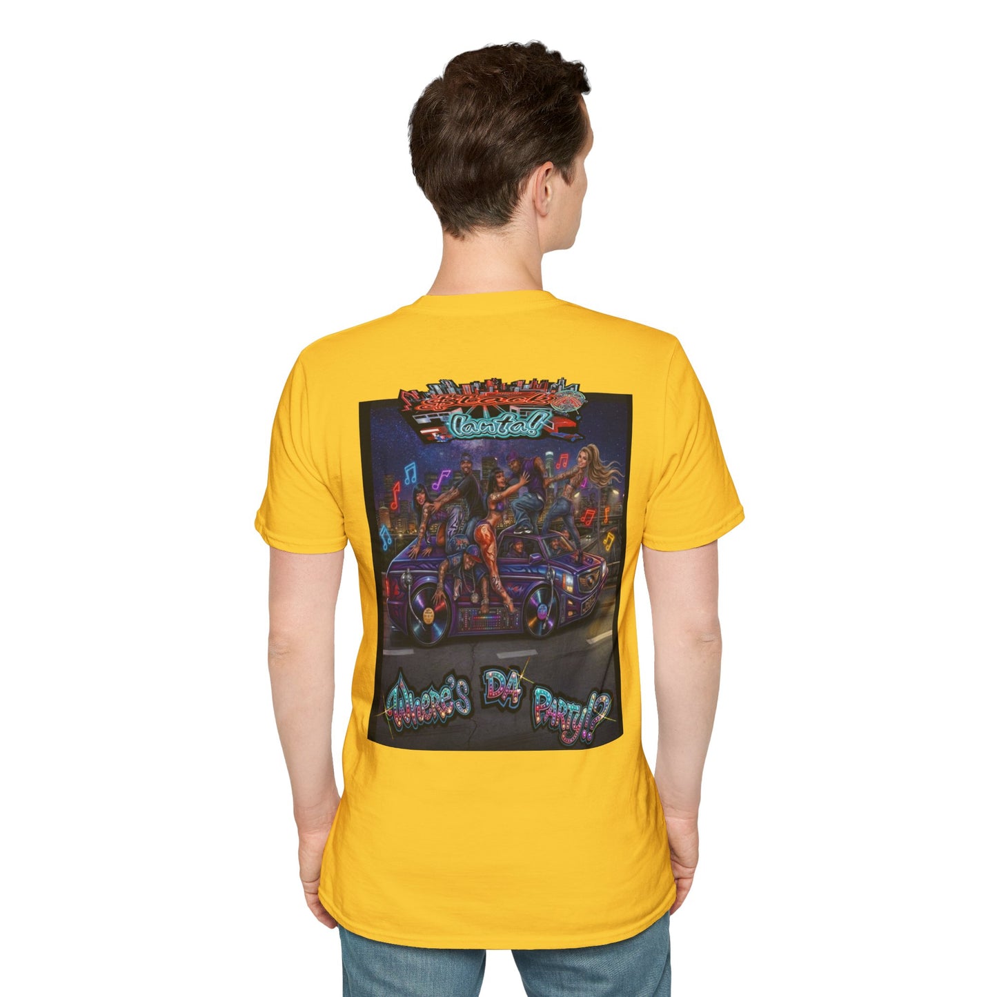 Where's The Party  FBA Version - Supreme Authority - Unisex Soft style T-Shirt