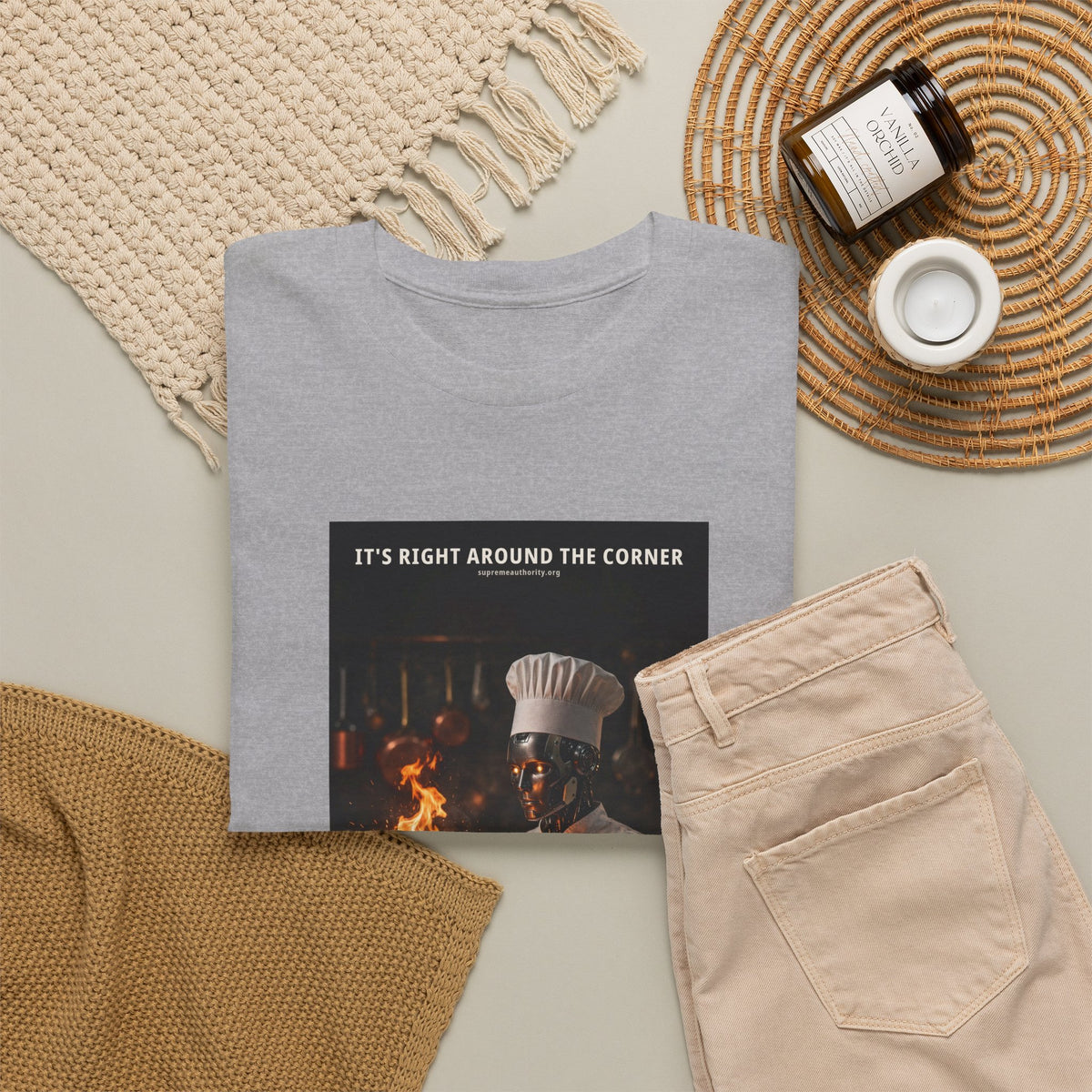 It's Right Around The Corner — Chef Robot Tee (Budget Edition)