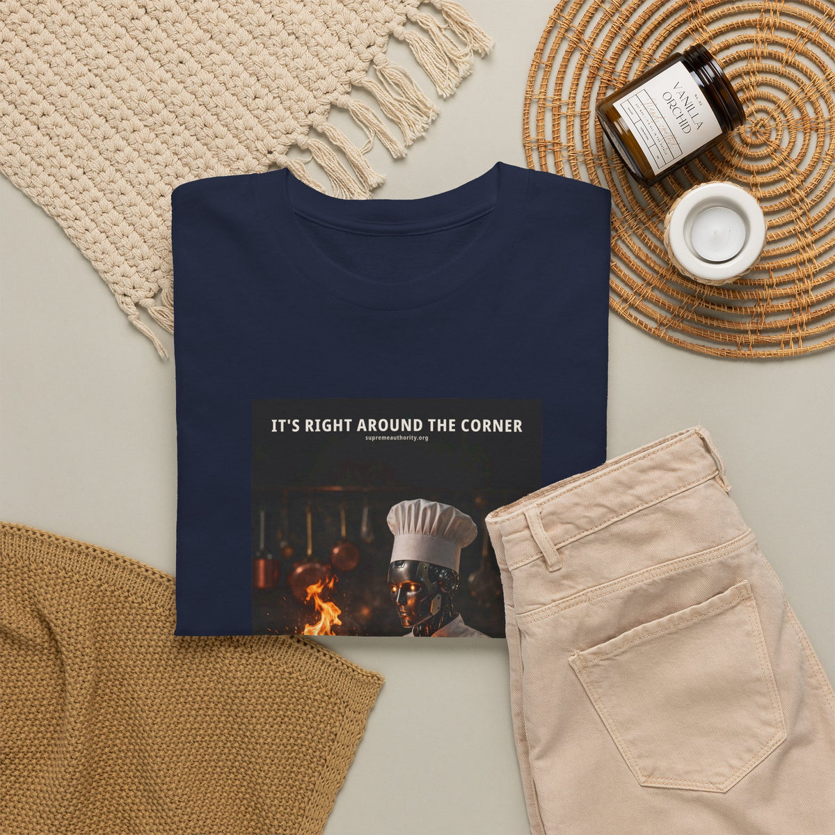It's Right Around The Corner — Chef Robot Tee (Budget Edition)