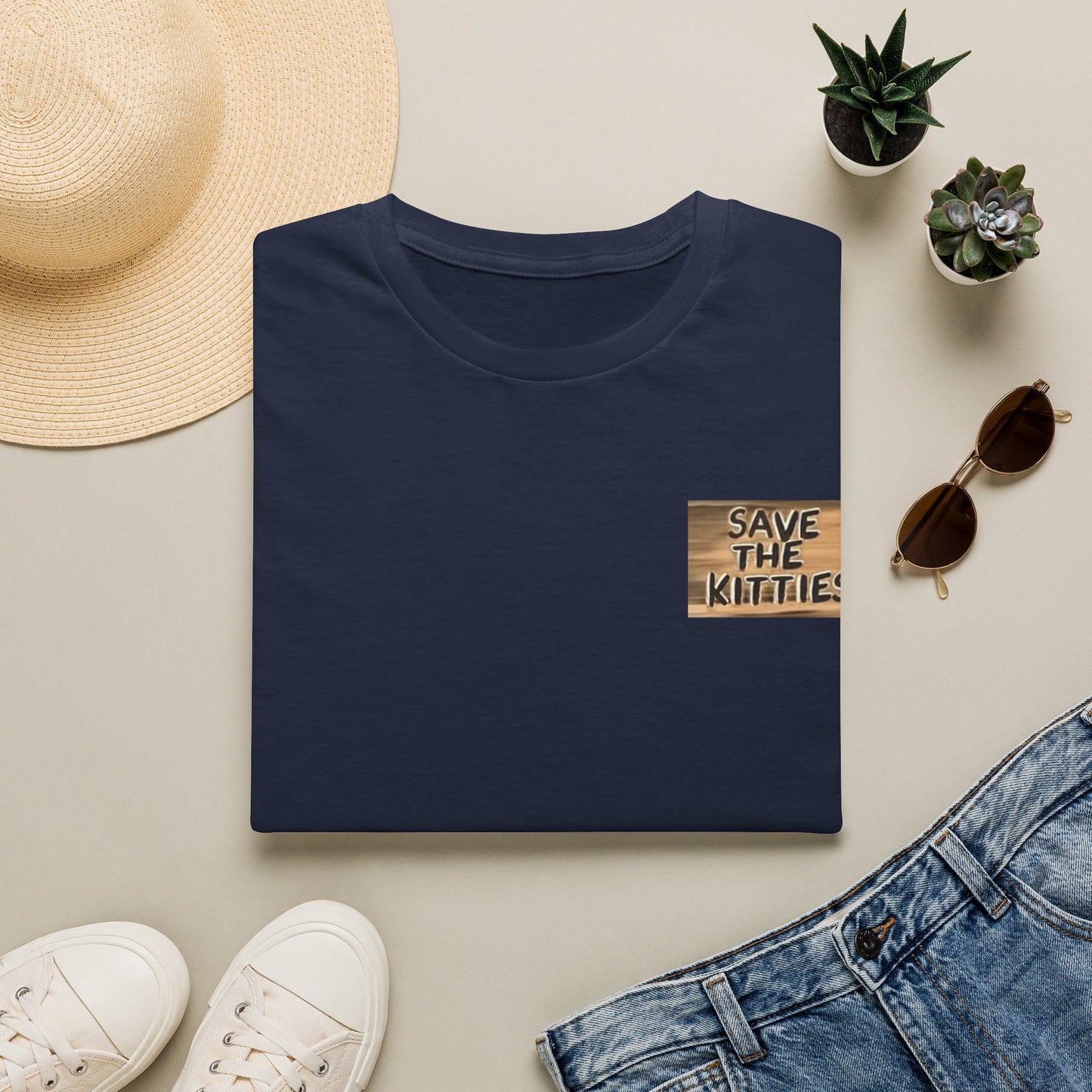 SAVE THE KITTIES - Cat Rescue Fund Raiser - Unisex Soft style T-Shirt