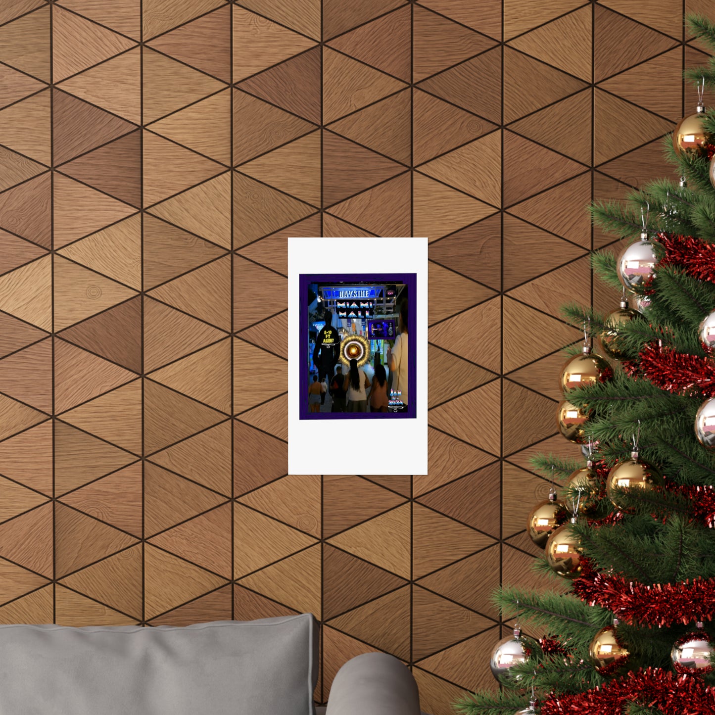 Copy of Miami Alien Mall 2 Matte Vertical Posters