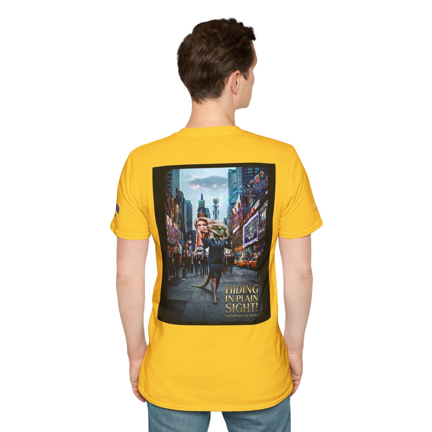 HIDING IN PLAIN SIGHT -Supreme Authority - Unisex Soft style T-Shirt