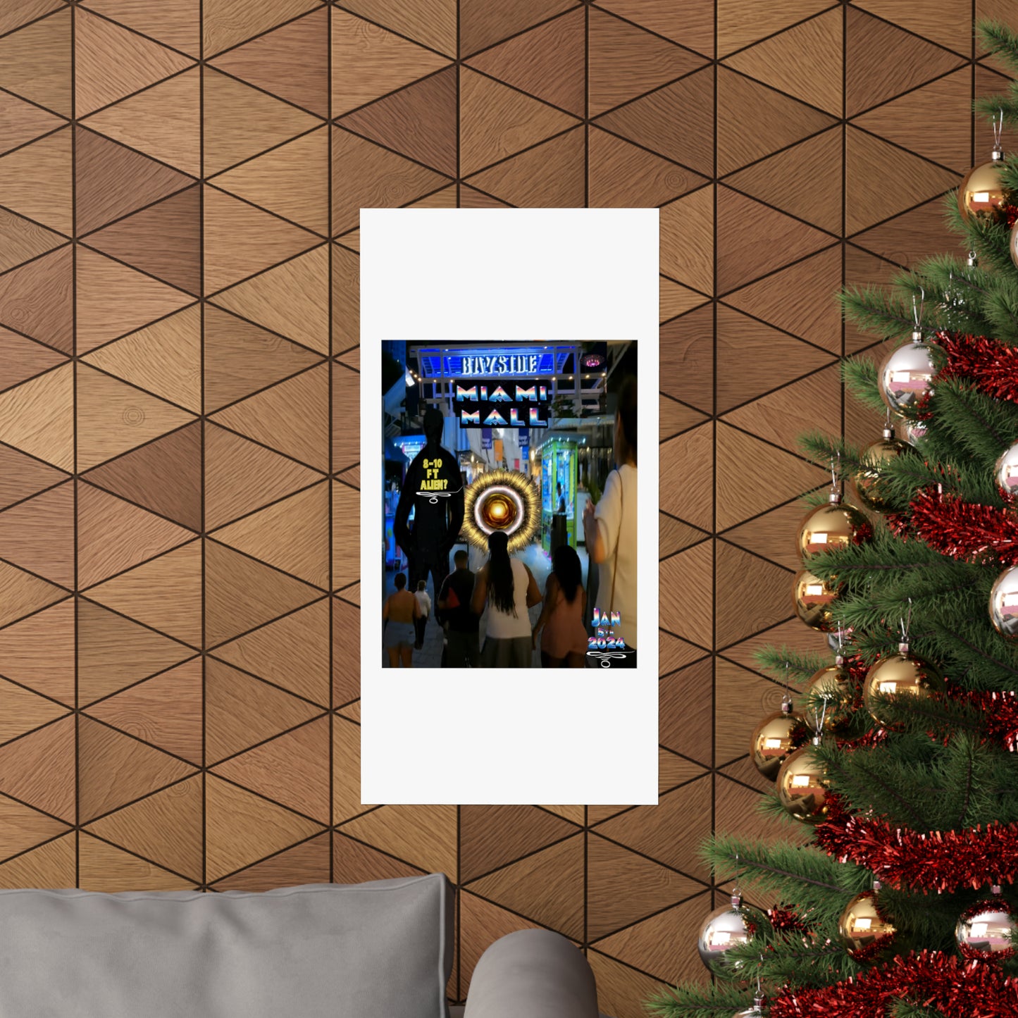 Copy of Miami Alien Mall 2 - Matte Vertical Posters