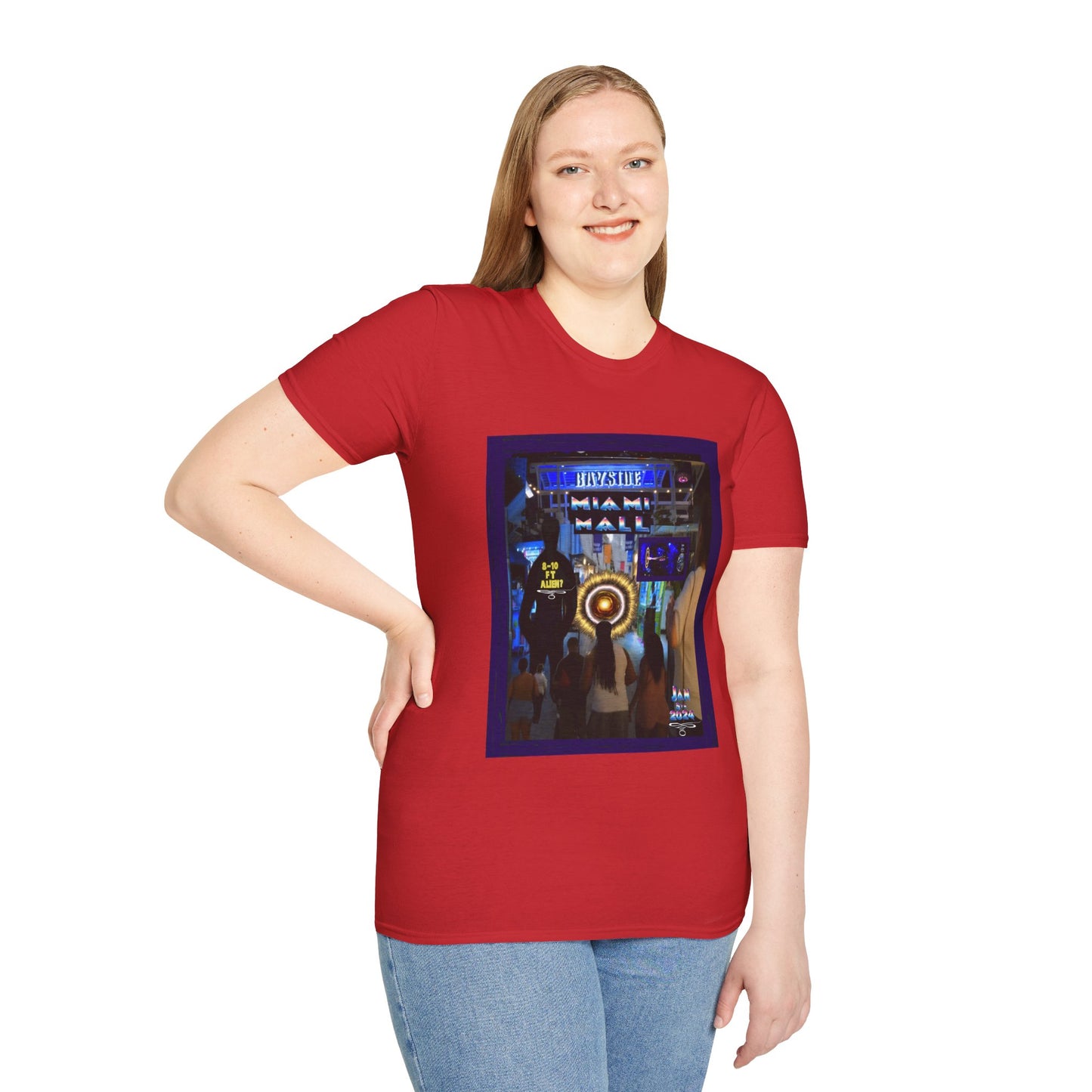 Miami Alien Mall 2 - Unisex Softstyle T-Shirt