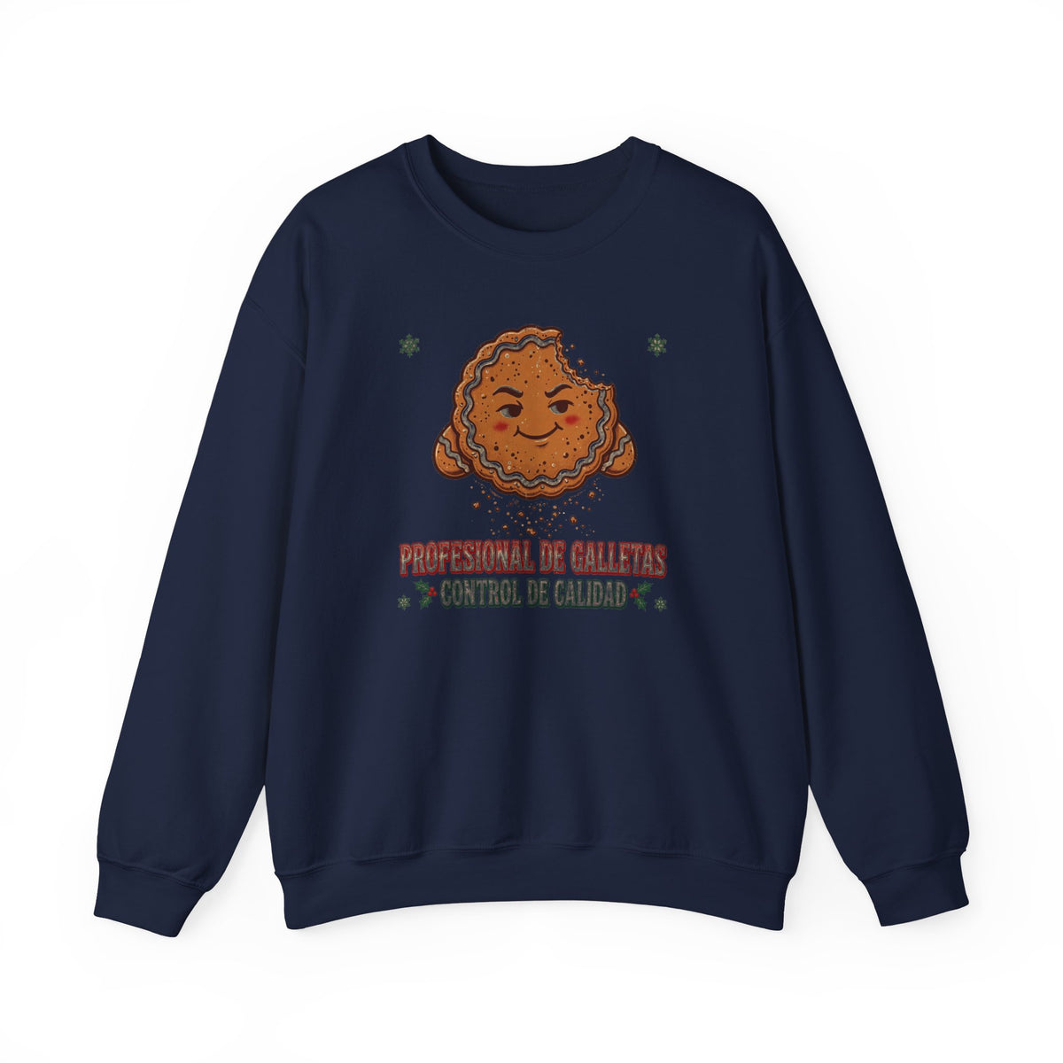 Control de Calidad de Galletas - Sudadera de Navidad en Espanol - Profesional de Galletas - Edicion Economica