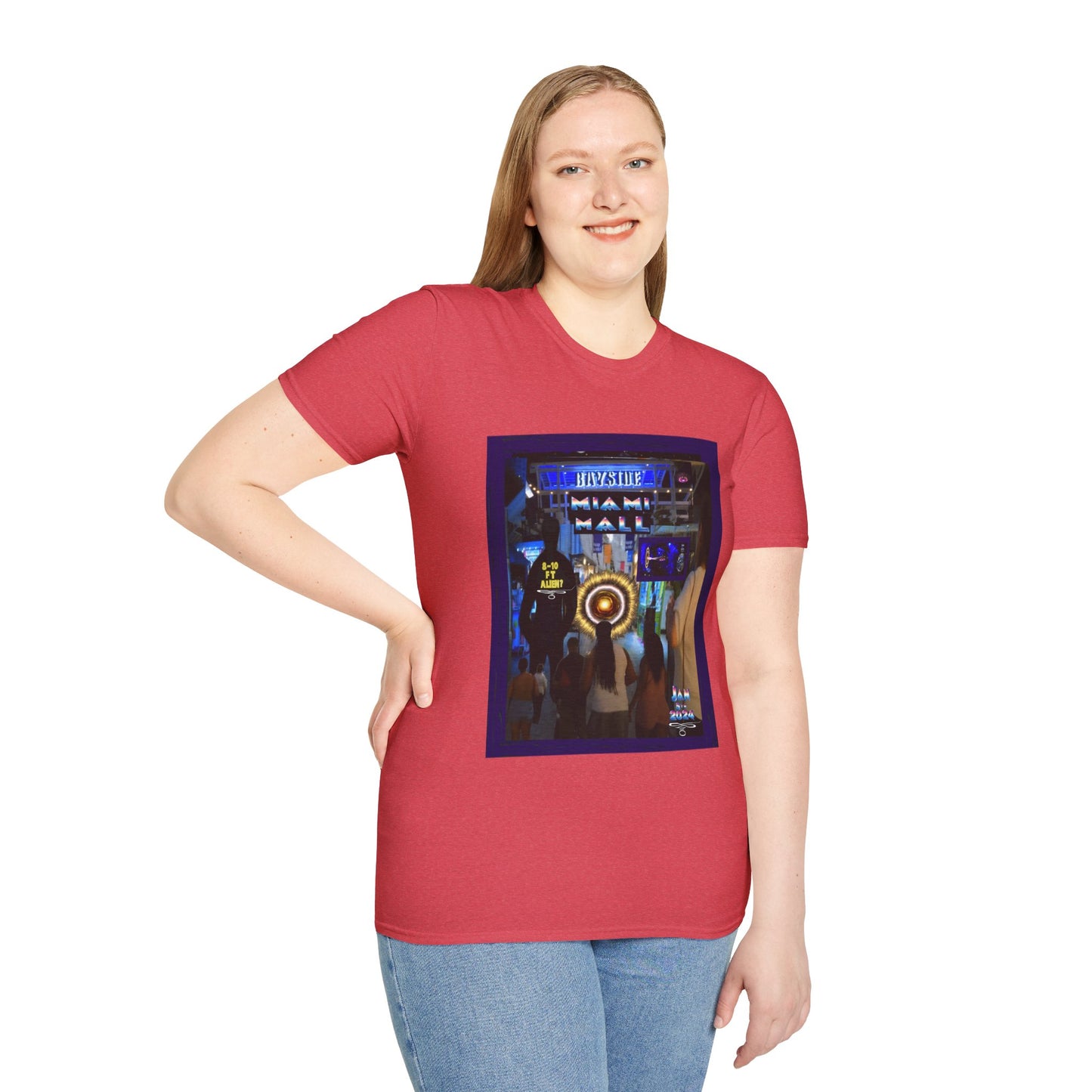 Miami Alien Mall 2 - Unisex Softstyle T-Shirt